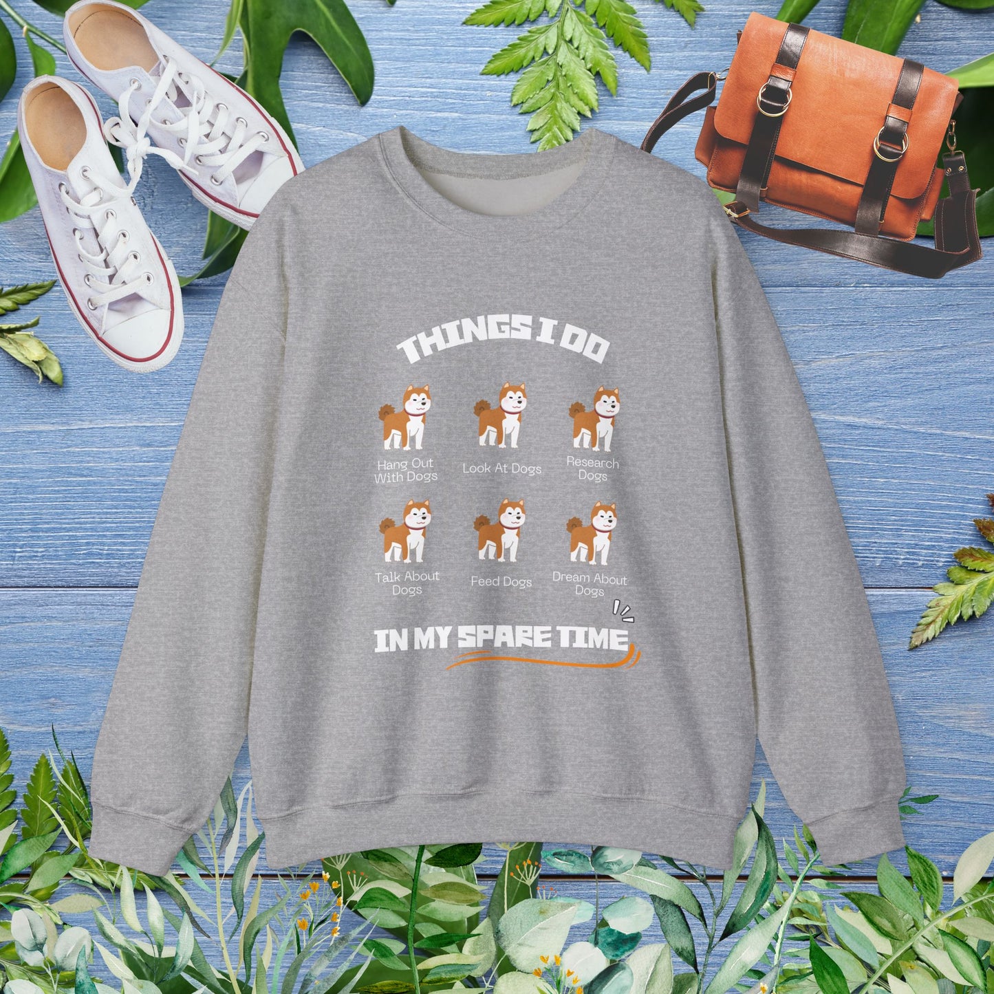 Things I Do In My Spare Time Unisex Heavy Blend™ Crewneck Sweatshirt - furevermama