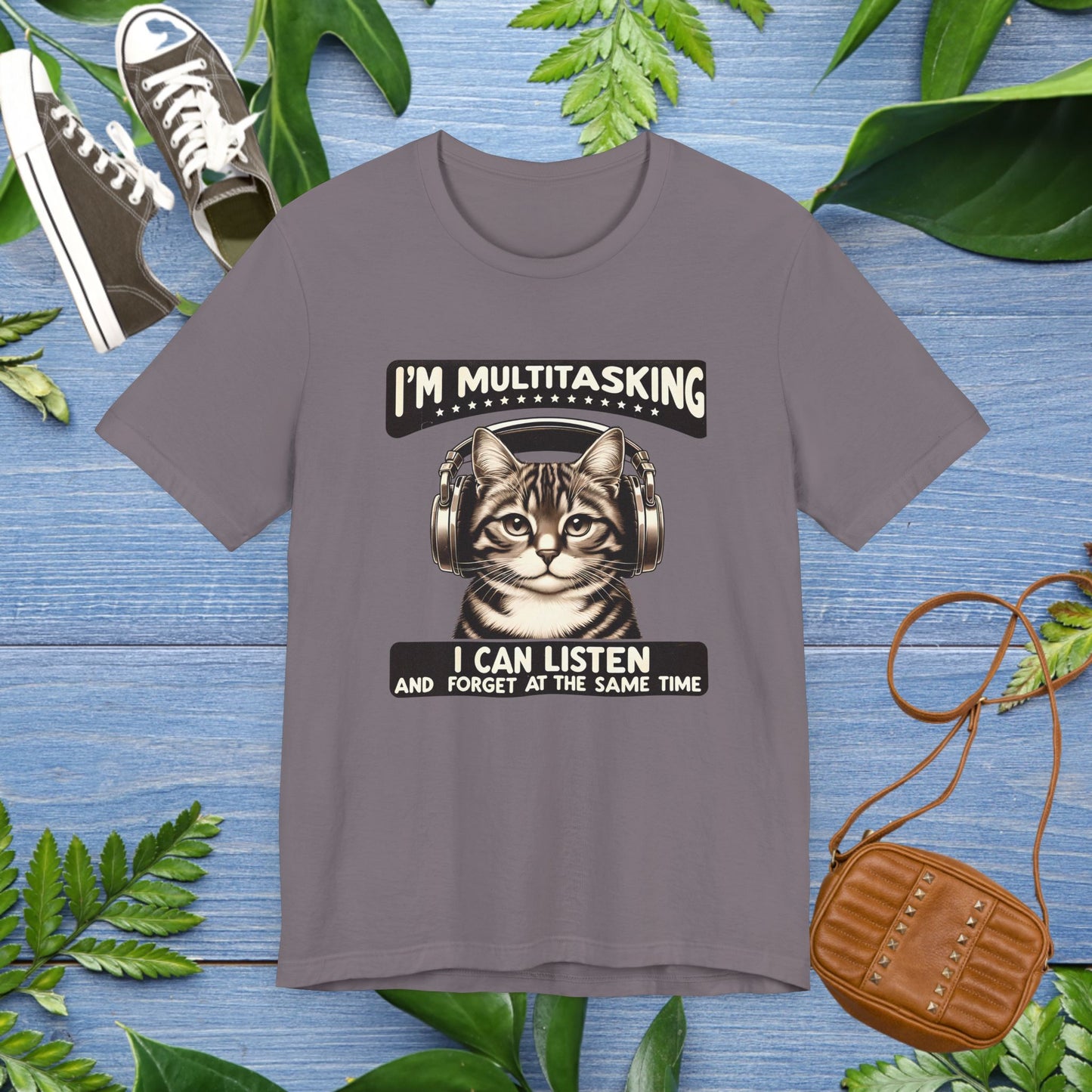 Multi-Tasking Cat Jersey Tee - furevermama