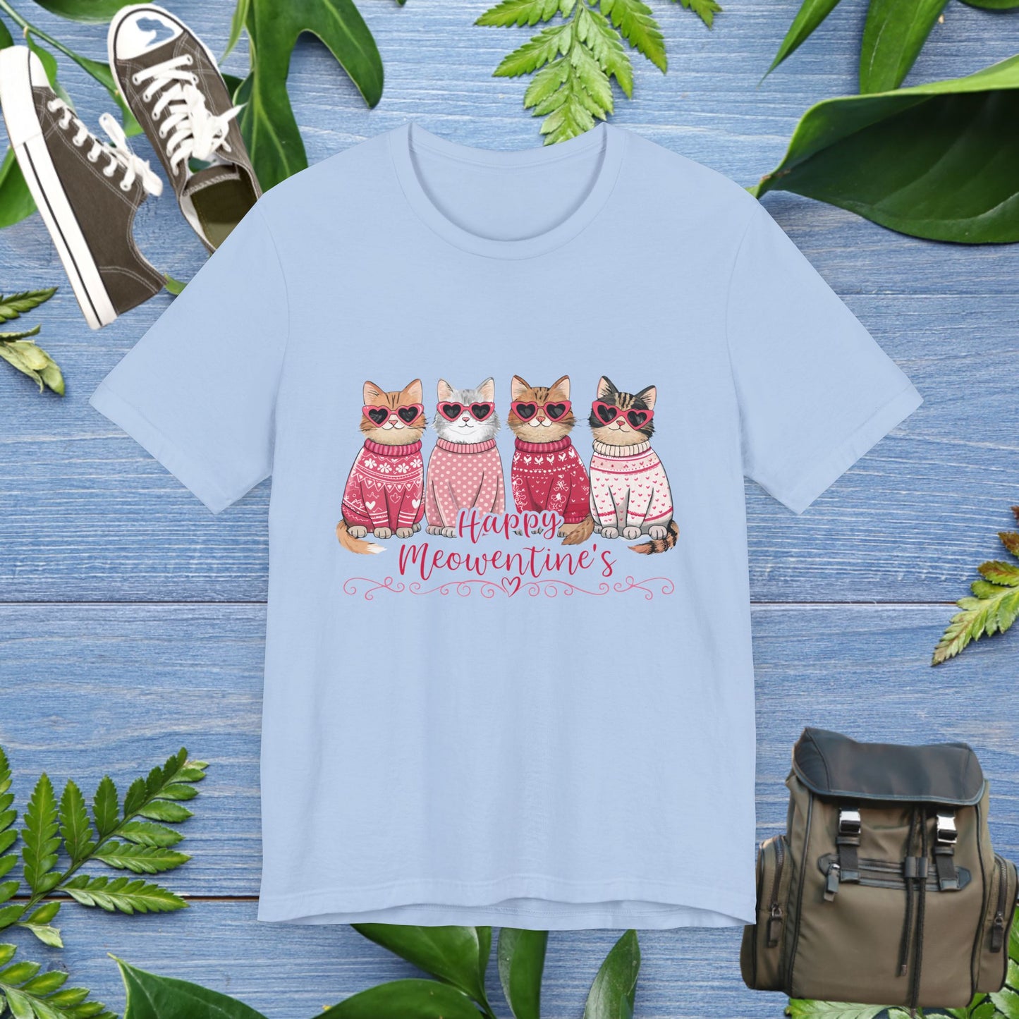 Happy Meowentine's Unisex T-Shirt - furevermama