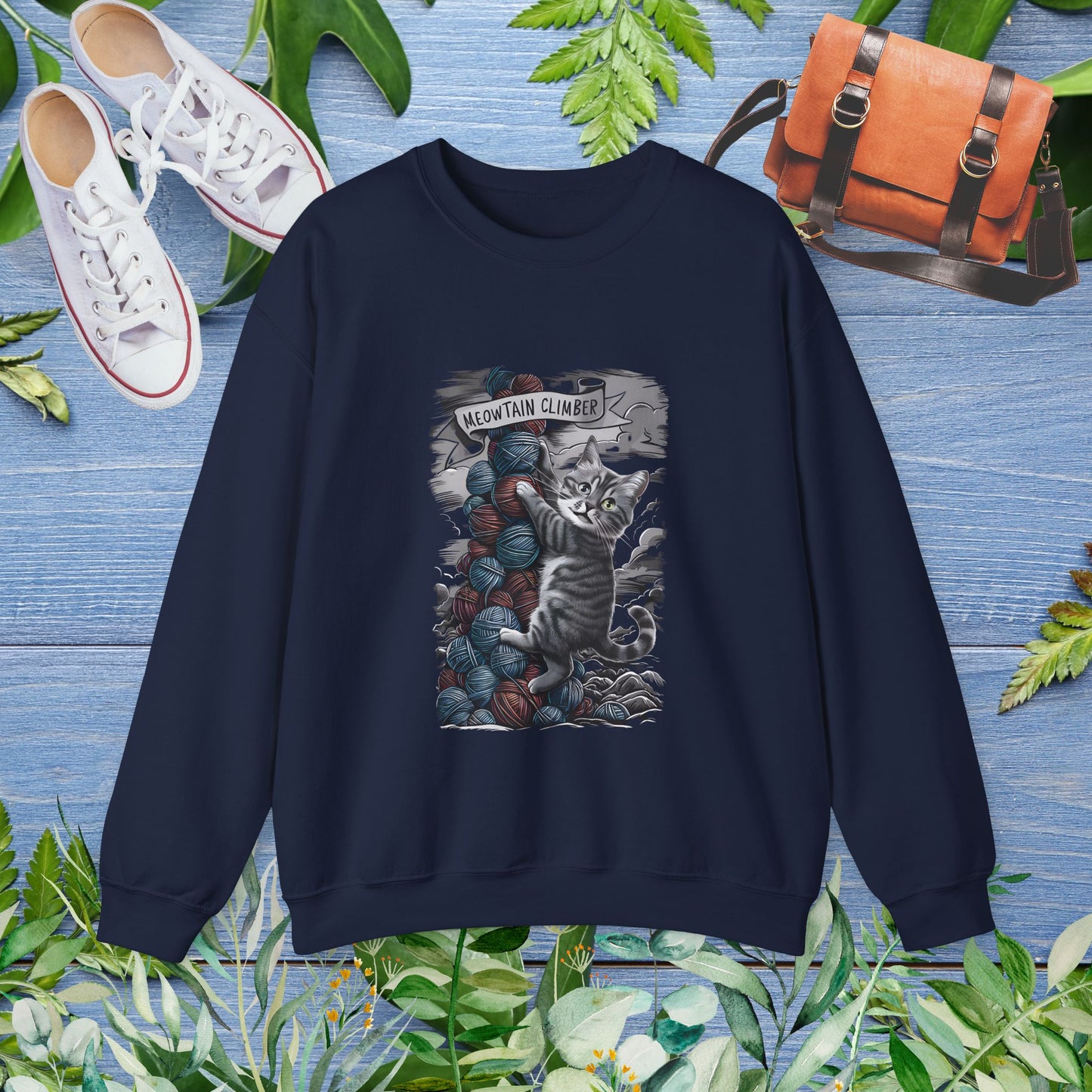 Meowtain Climber Sweatshirt - furevermama