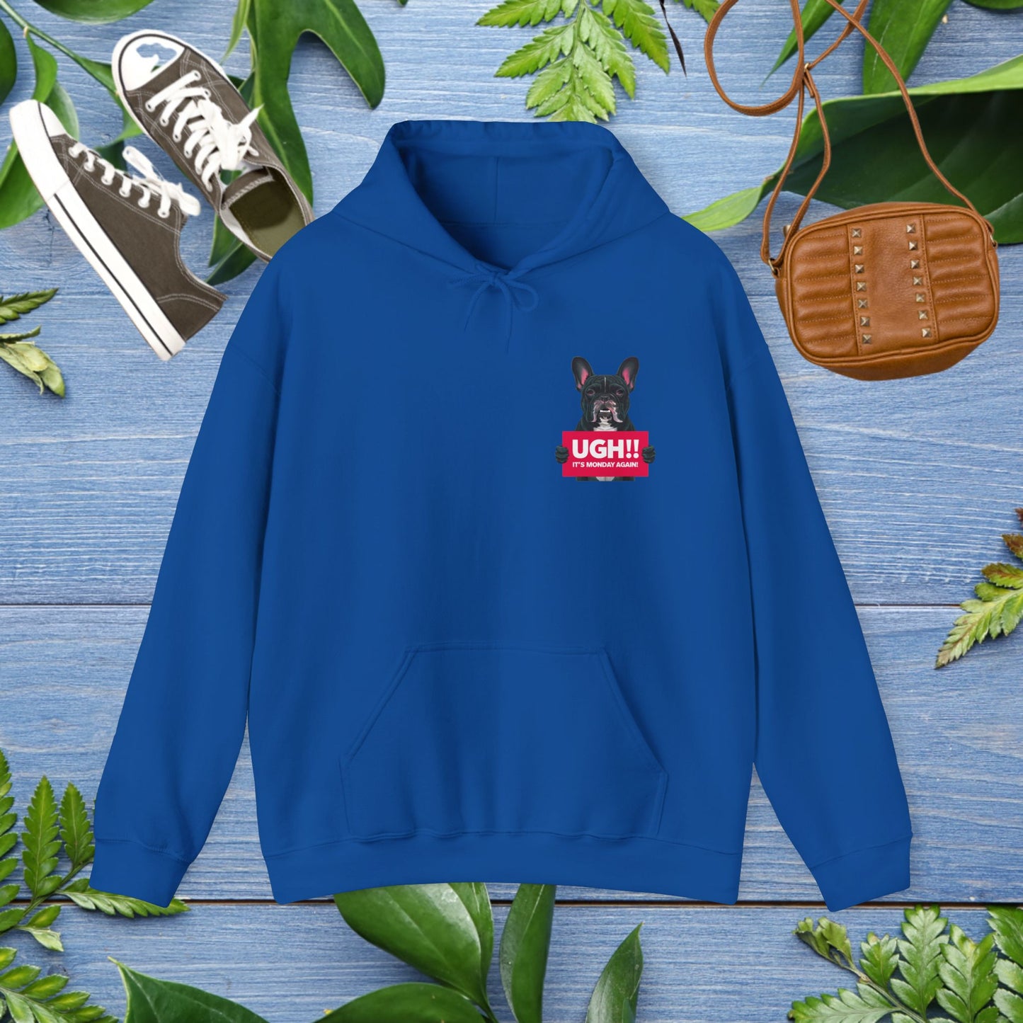 It Is Monday Again Bulldog Hoodie - furevermama