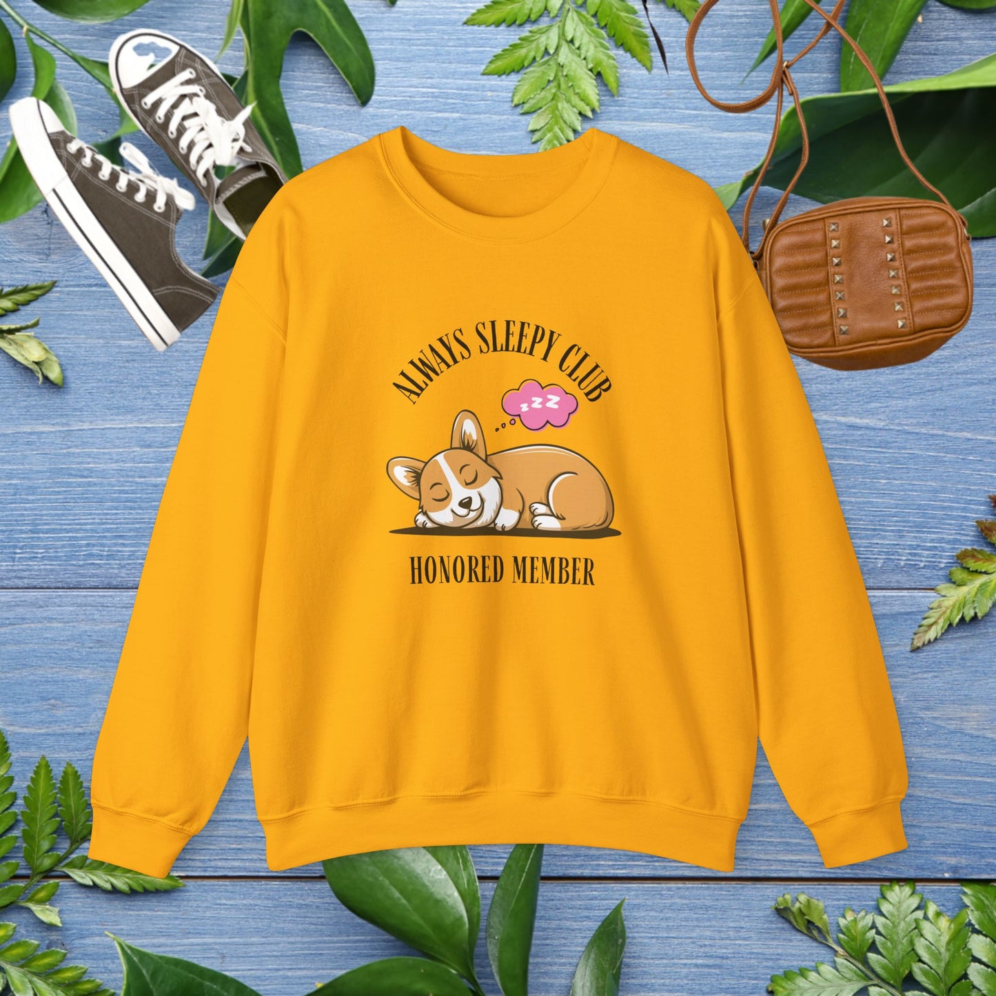Always Sleepy Club Honored Member Unisex Sweatshirt - furevermama