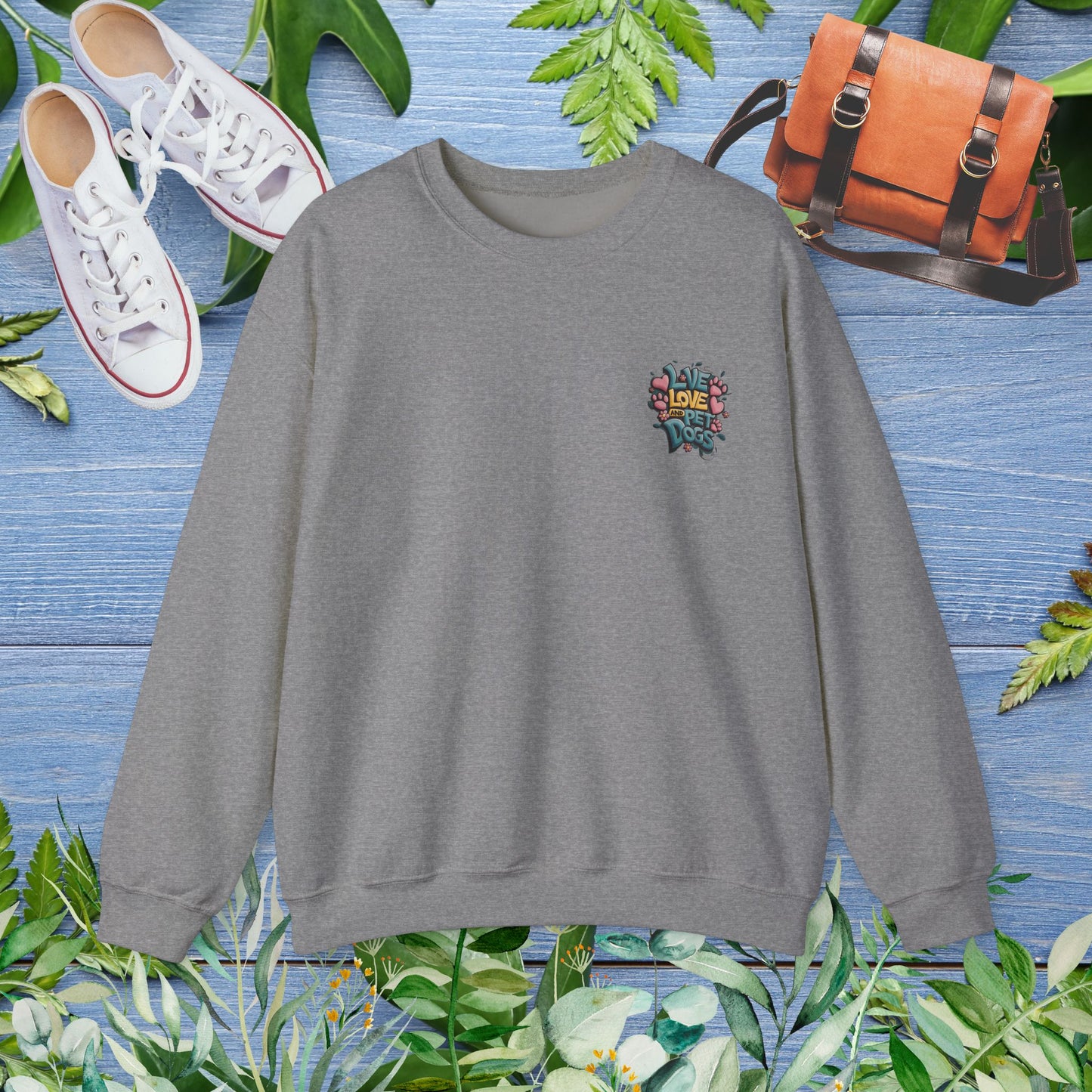 Live Love and Pet Dog Sweatshirt - furevermama