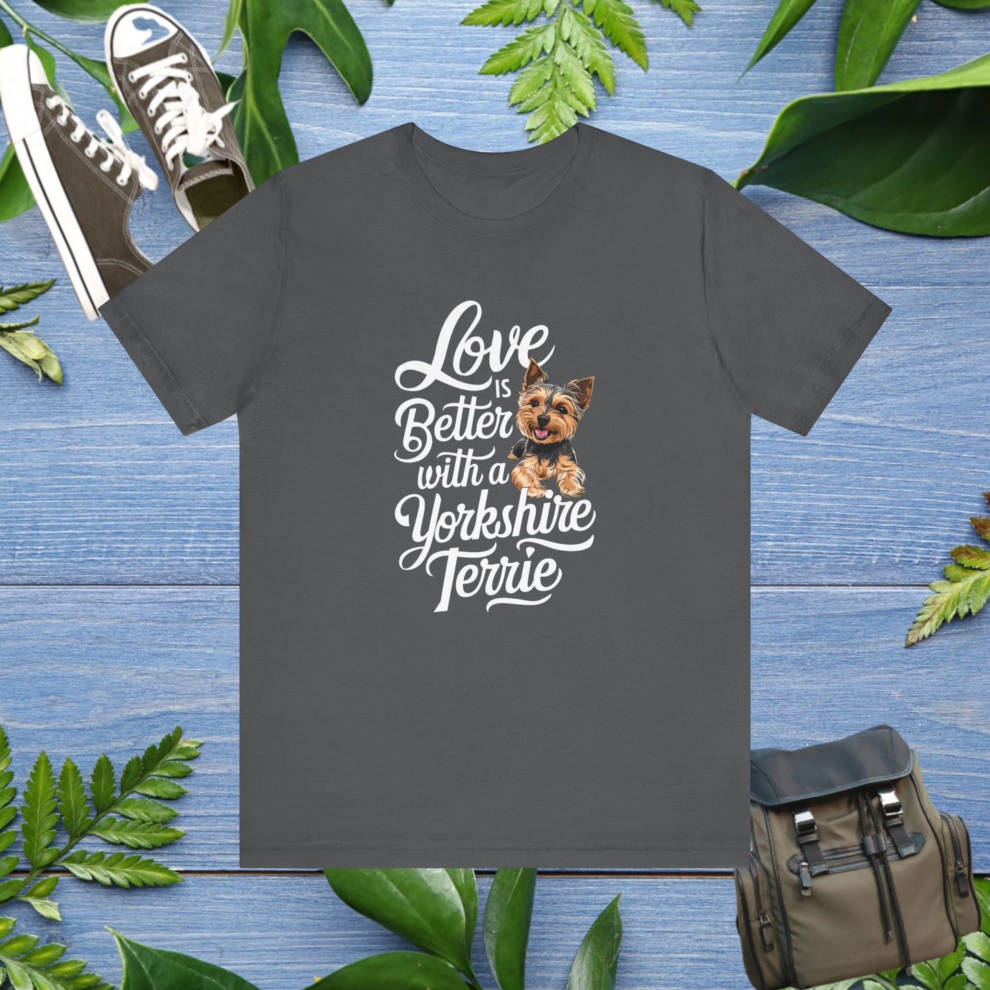 Life Is Better With A Terrie Yorkshire Unisex T-Shirt - furevermama
