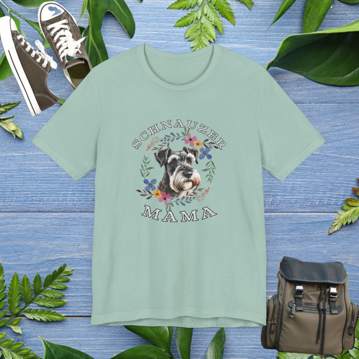 Schnauzer Mama T-Shirt - furevermama