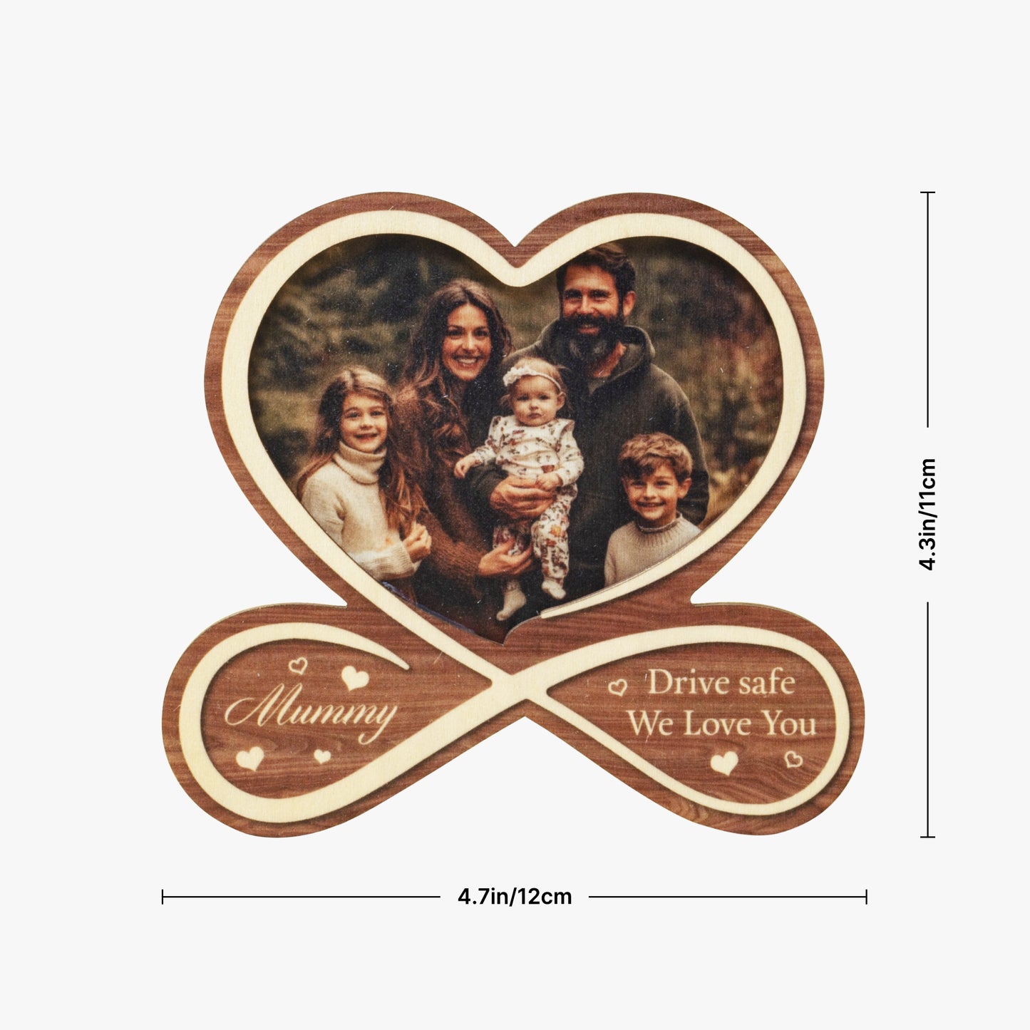Drive Safe Car Visor Clip - Personalised Photo Gift To Family, Boyfriend, Girlfriend - furevermama