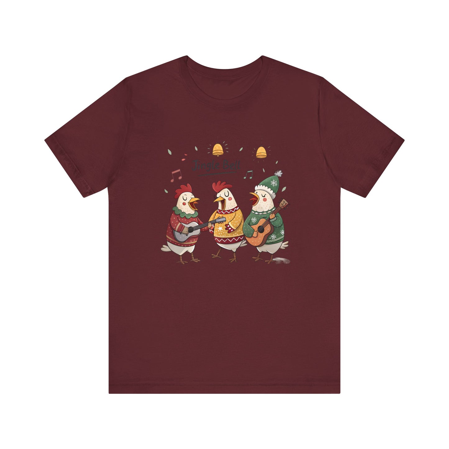 Jingle Bell Hens Unisex T-shirt - furevermama