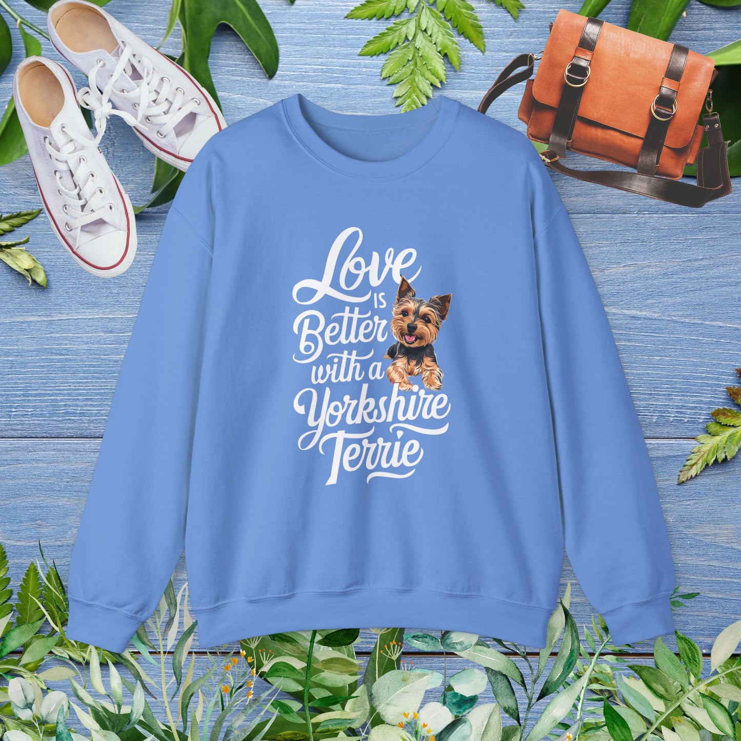 Life Is Better With A Terrie Yorkshire Unisex Sweatshirt - furevermama