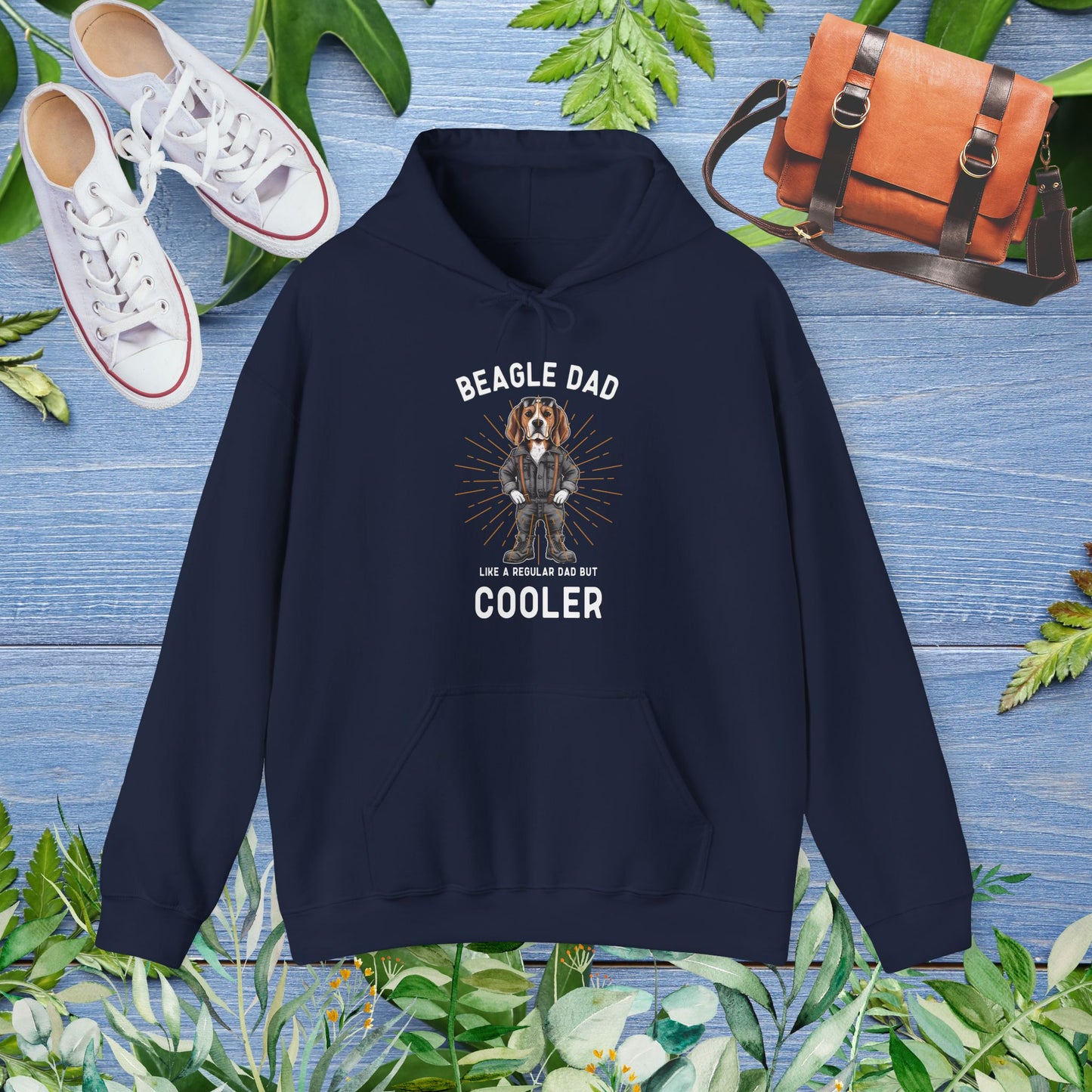 Cooler Beagle Dad Hoodie - furevermama