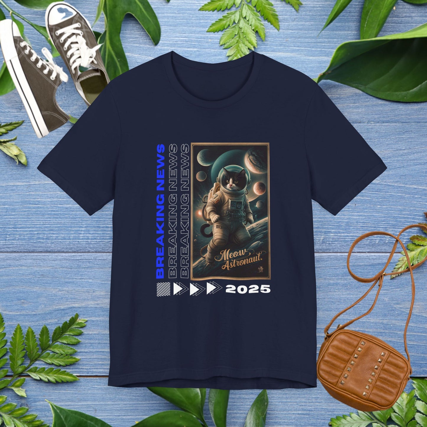 Astronaut Breaking News Unisex T-Shirt - furevermama