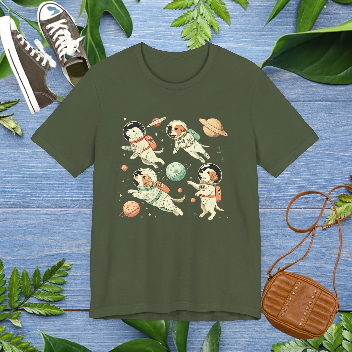Astronaut Dog Unisex T-Shirt - furevermama
