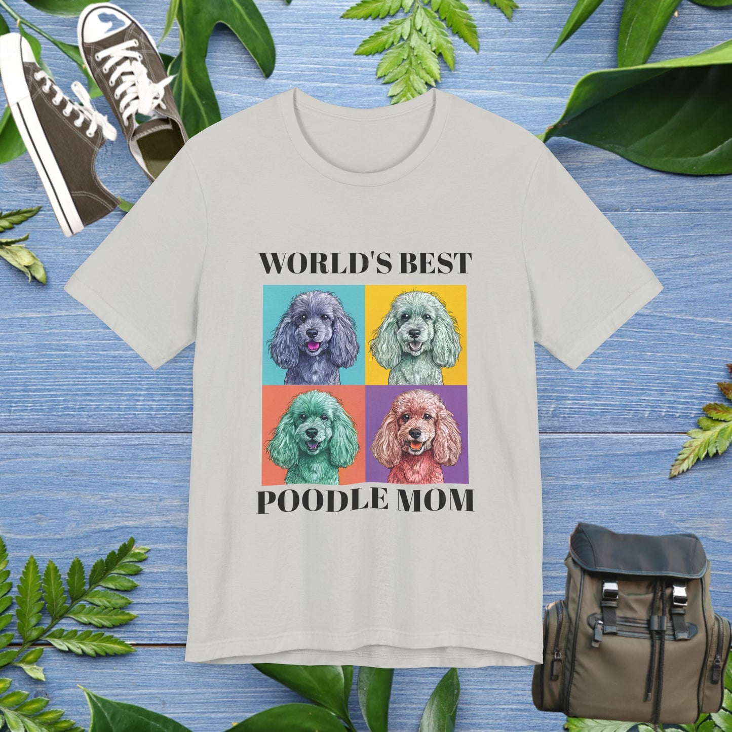 Poodle Color My Life T-Shirt - furevermama