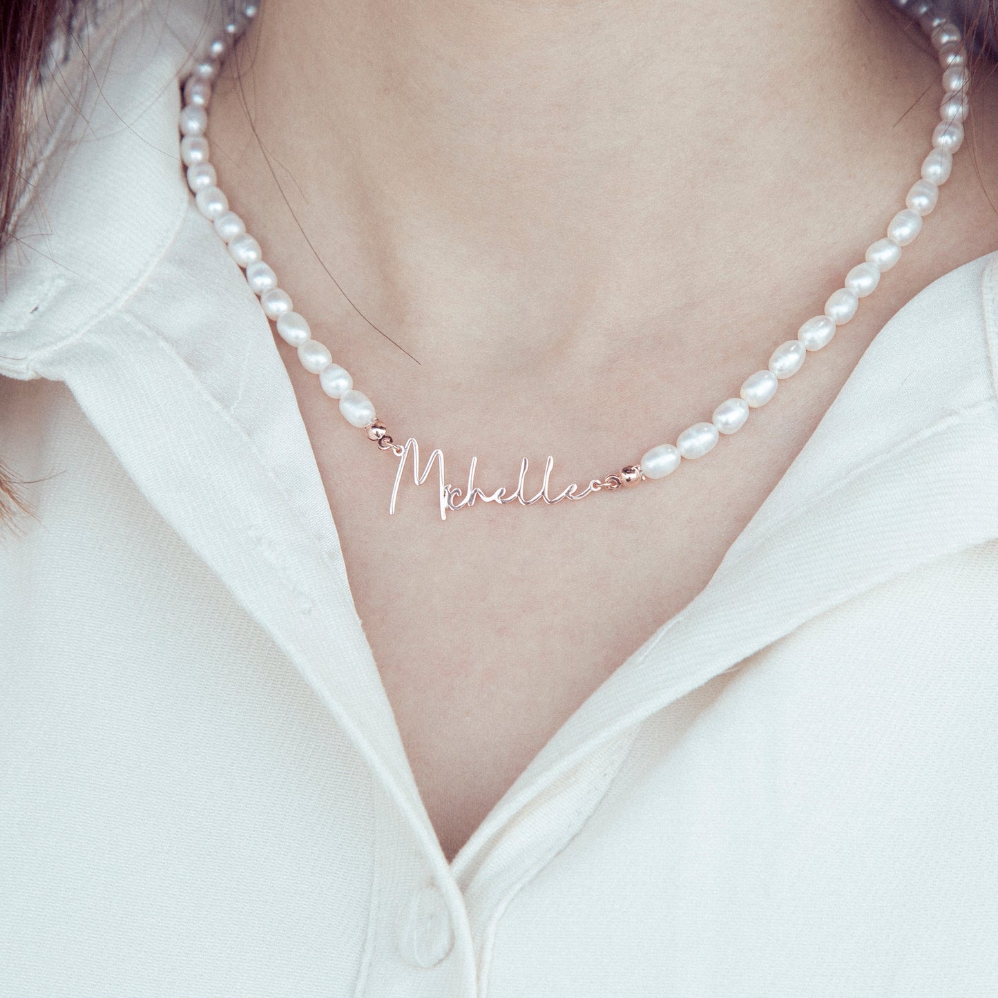 Personalised Freshwater Pearl Necklace - furevermama