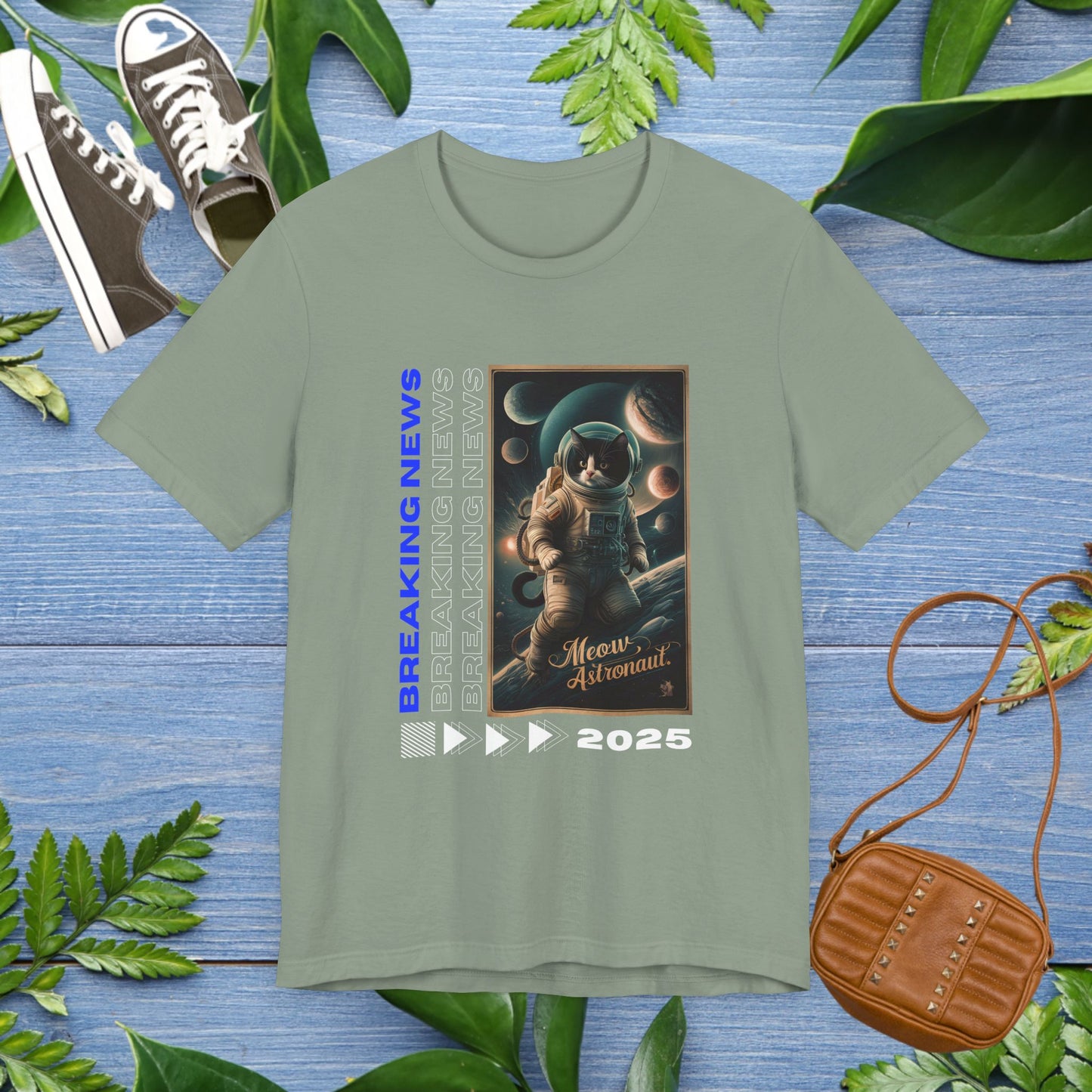 Astronaut Breaking News Unisex T-Shirt - furevermama