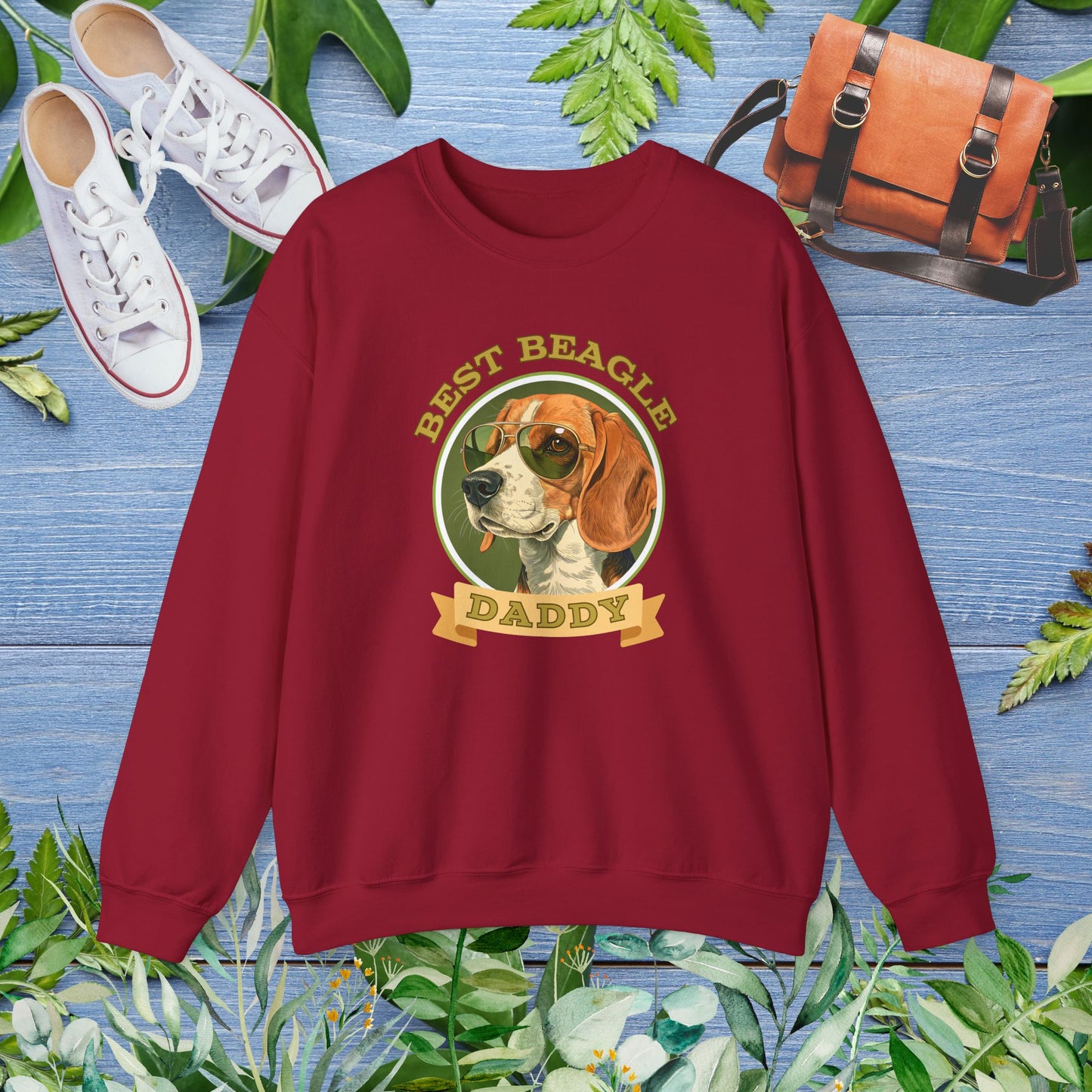 Best Beagle Daddy Sweatshirt - furevermama