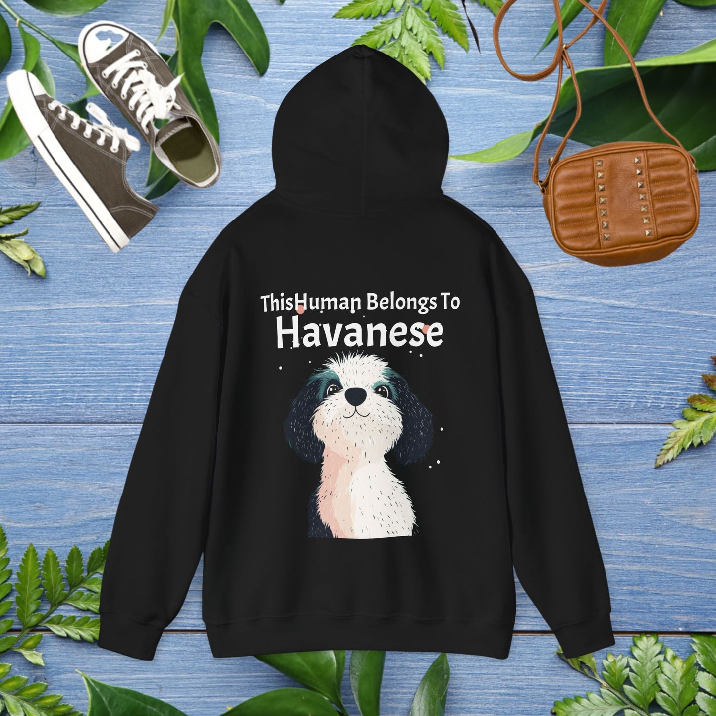 This Human Belongs To Havanese Unisex Hoodie - furevermama