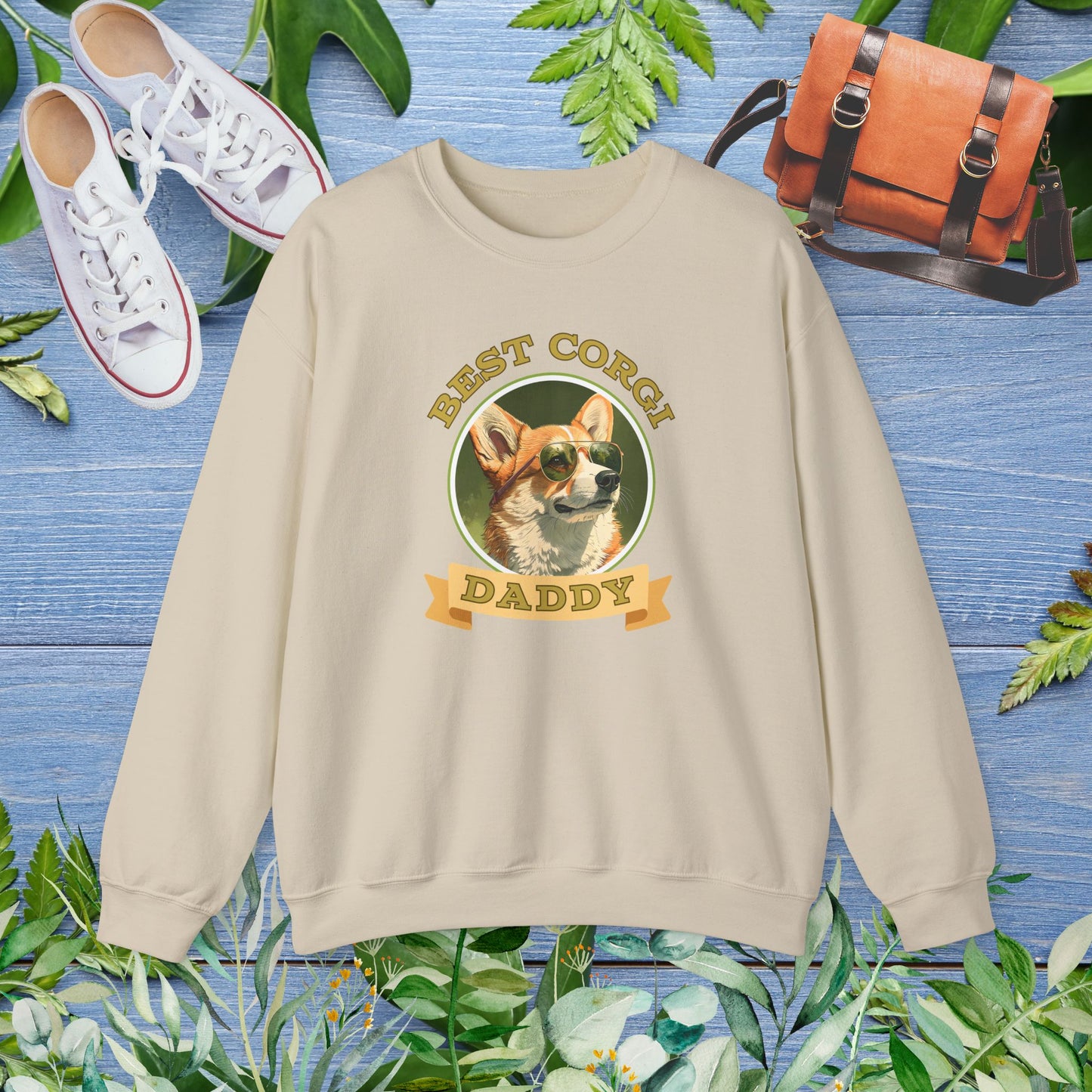 Best Corgi Daddy Ever Sweatshirt - furevermama
