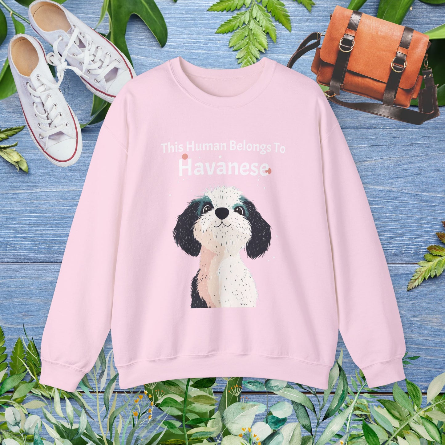 This Human Belongs To Havanese Unisex Sweatshirt - furevermama