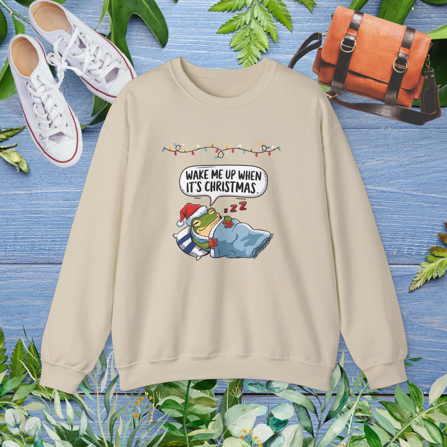 Wake Me Up When It's Christmas Unisex Sweatshirt - furevermama