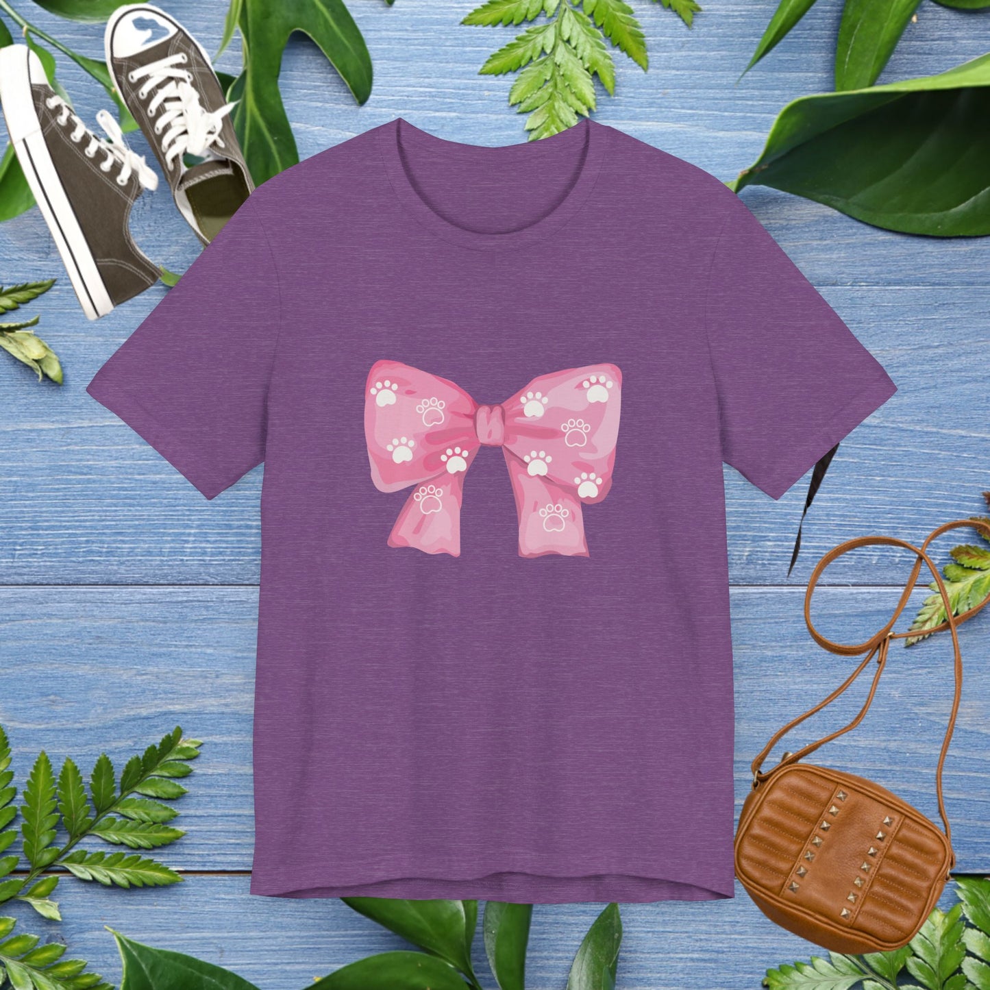Pawprint Ribbon Tee Shirt - furevermama