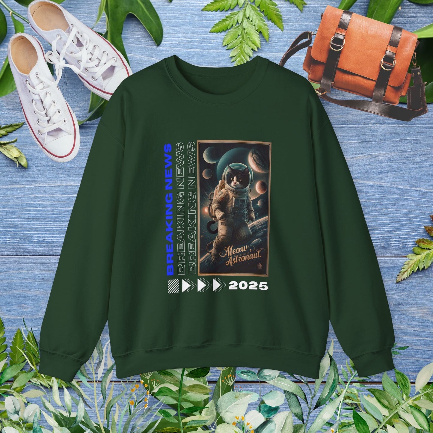 Astronaut Breaking News Unisex Sweatshirt - furevermama