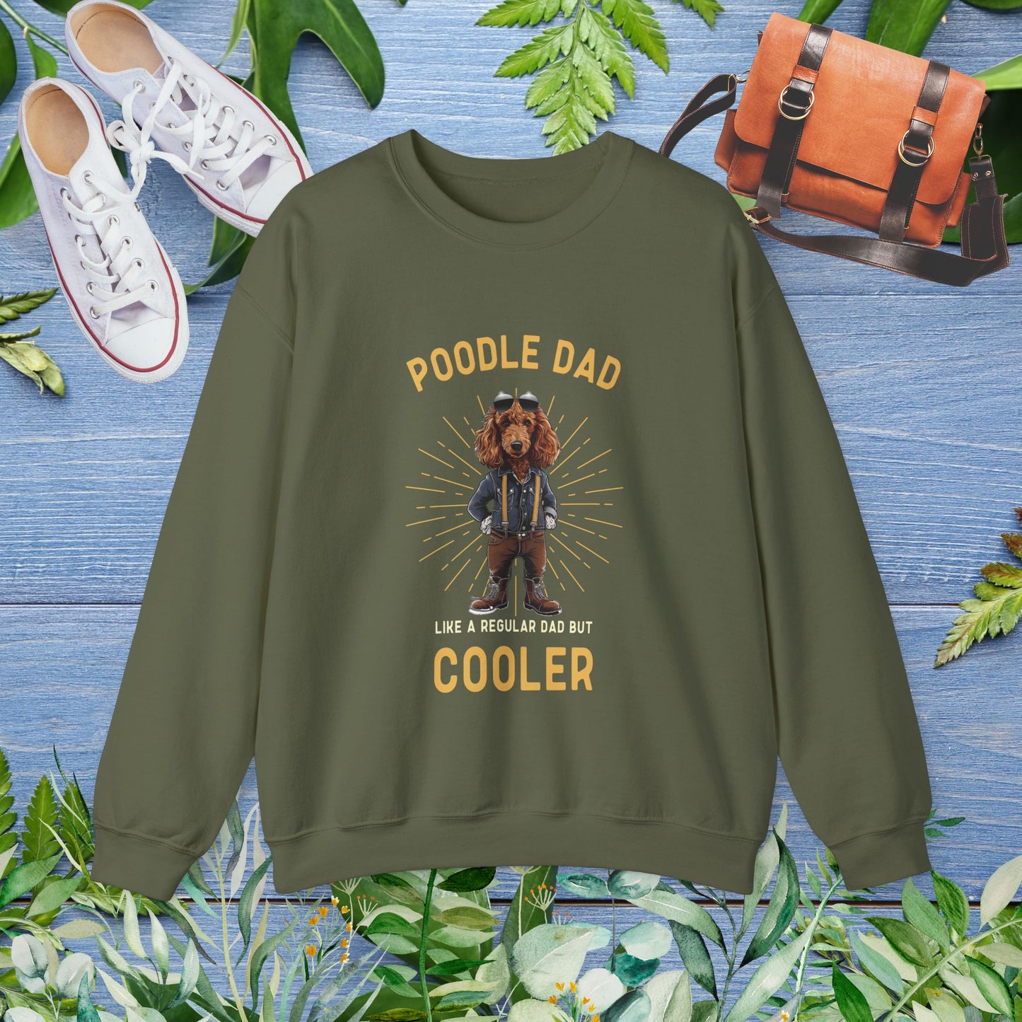 Cooler Poodle Dad Sweatshirt - furevermama