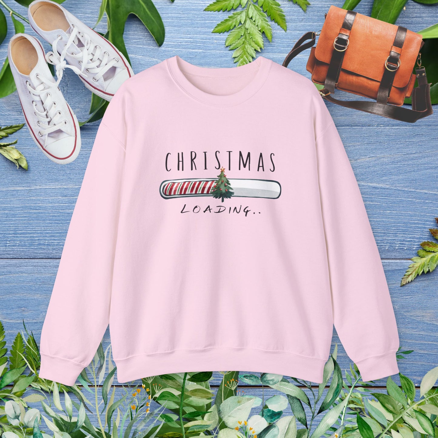 Christmas Is Loading Unisex Heavy Blend™ Crewneck Sweatshirt - furevermama
