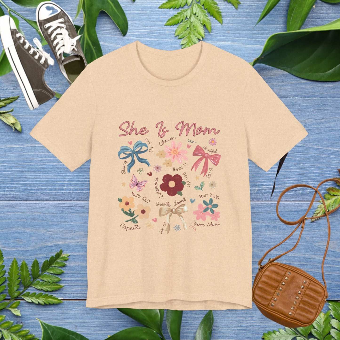 Mom T-Shirt - She is Mom Design