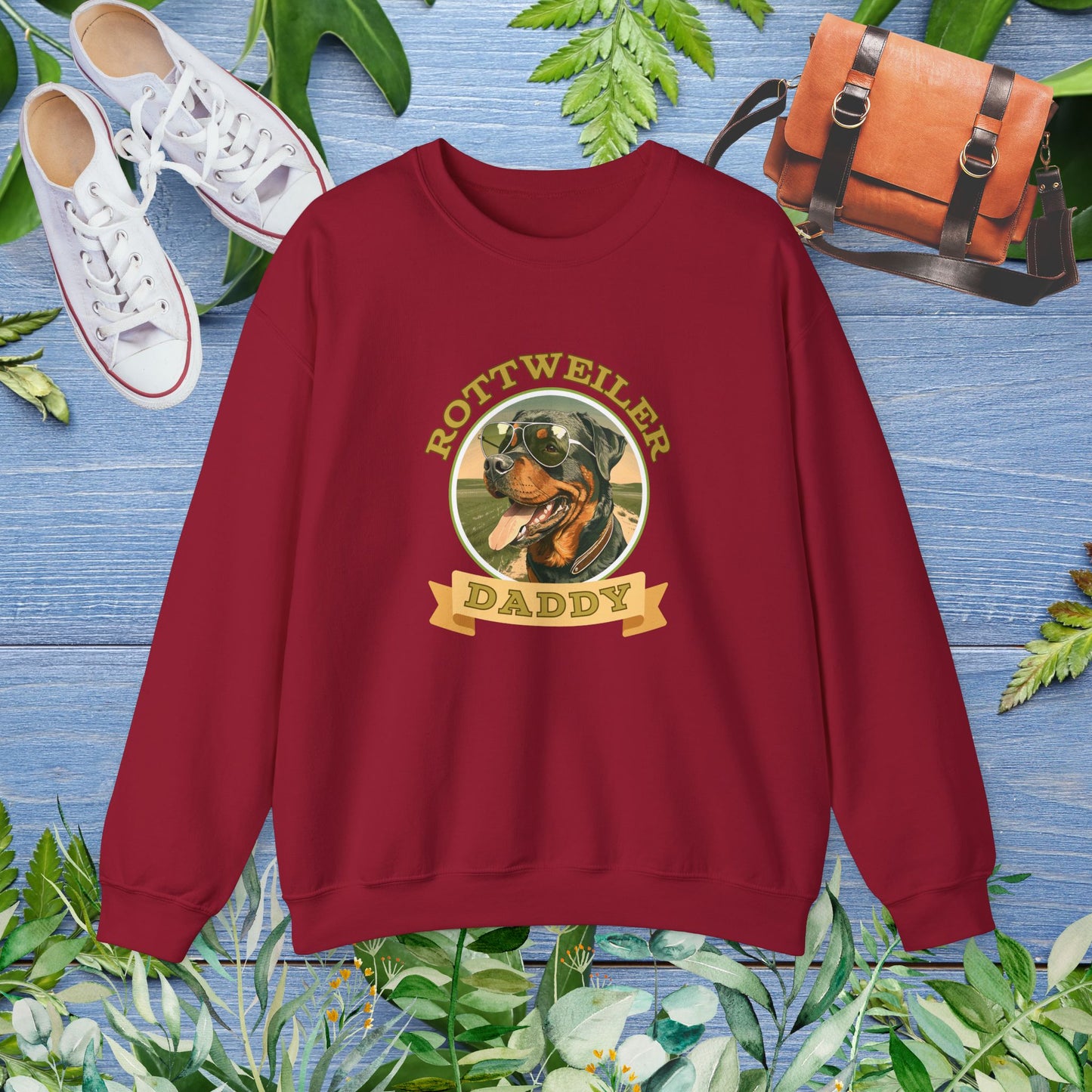 Rottweiler Daddy Sweatshirt - furevermama