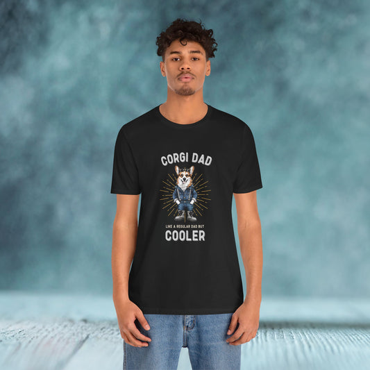 Cooler Corgi Dad T-Shirt - furevermama