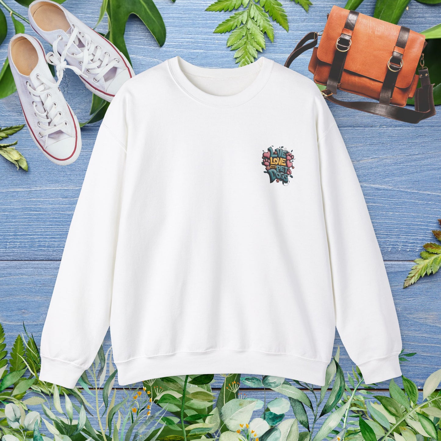 Live Love and Pet Dog Sweatshirt - furevermama
