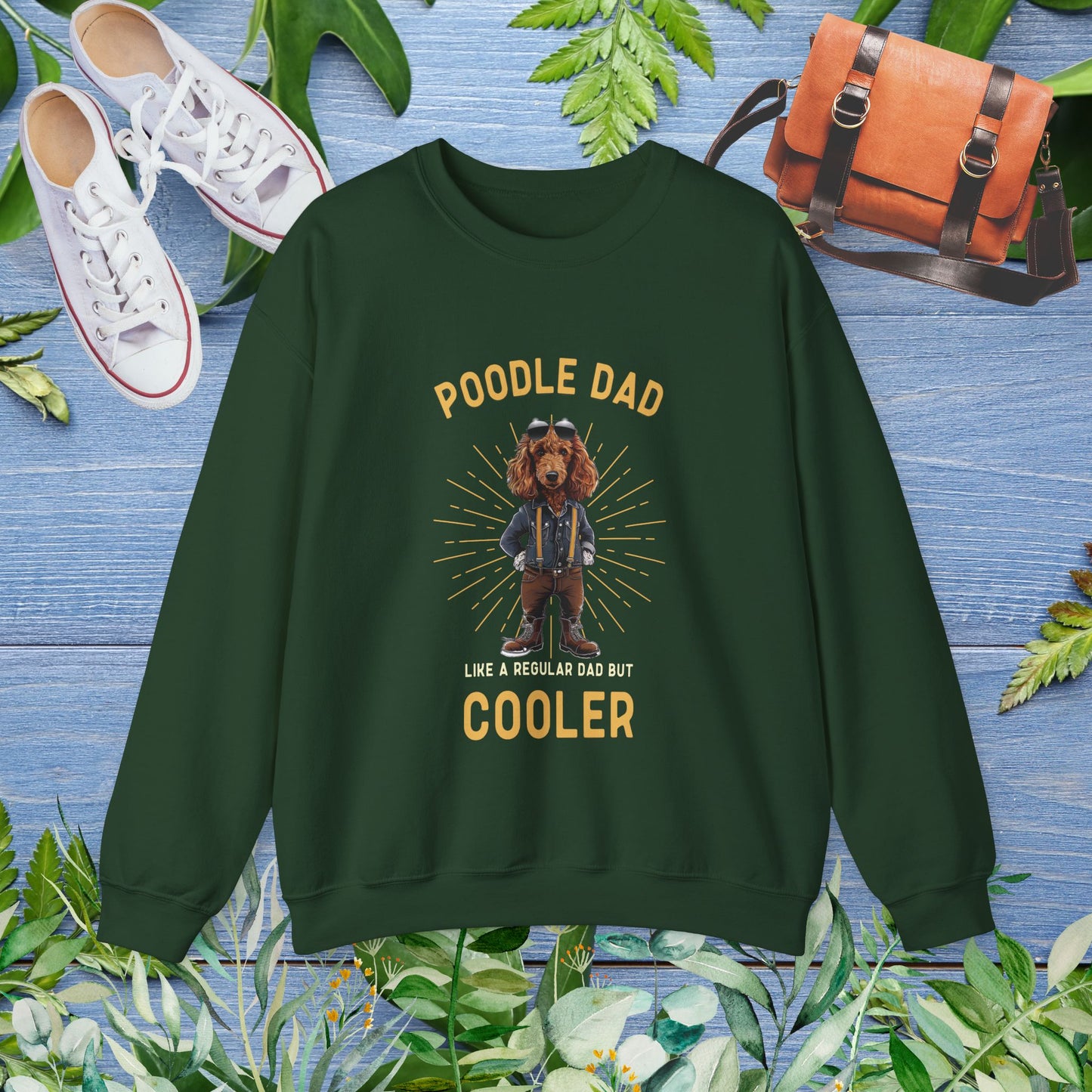 Cooler Poodle Dad Sweatshirt - furevermama