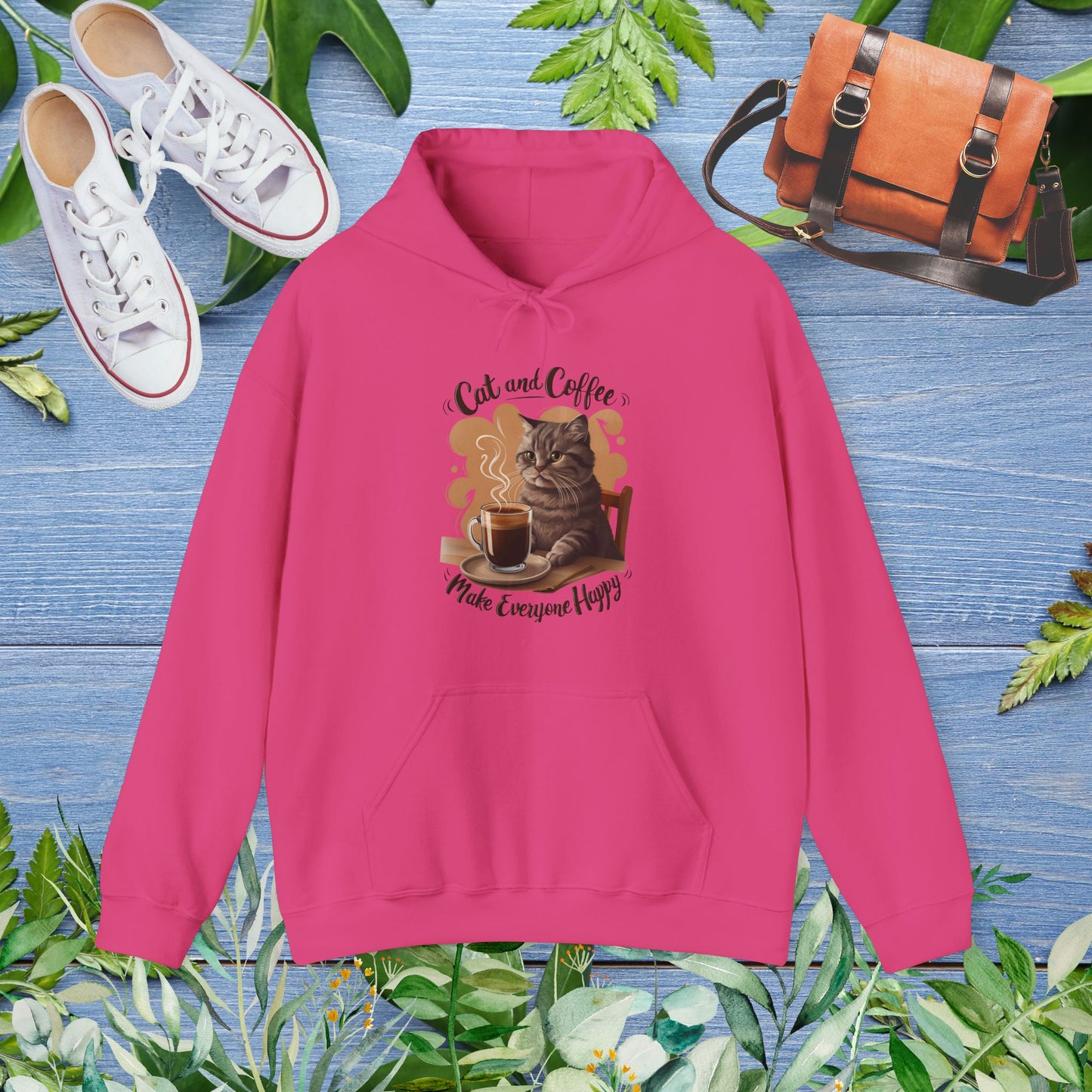 Cat and Coffee Hoodie - furevermama