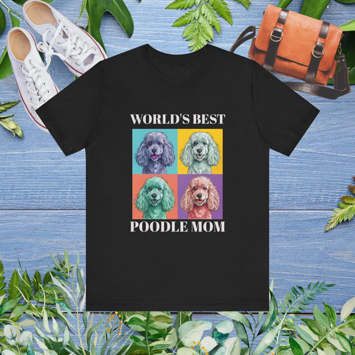 Poodle Color My Life T-Shirt - furevermama