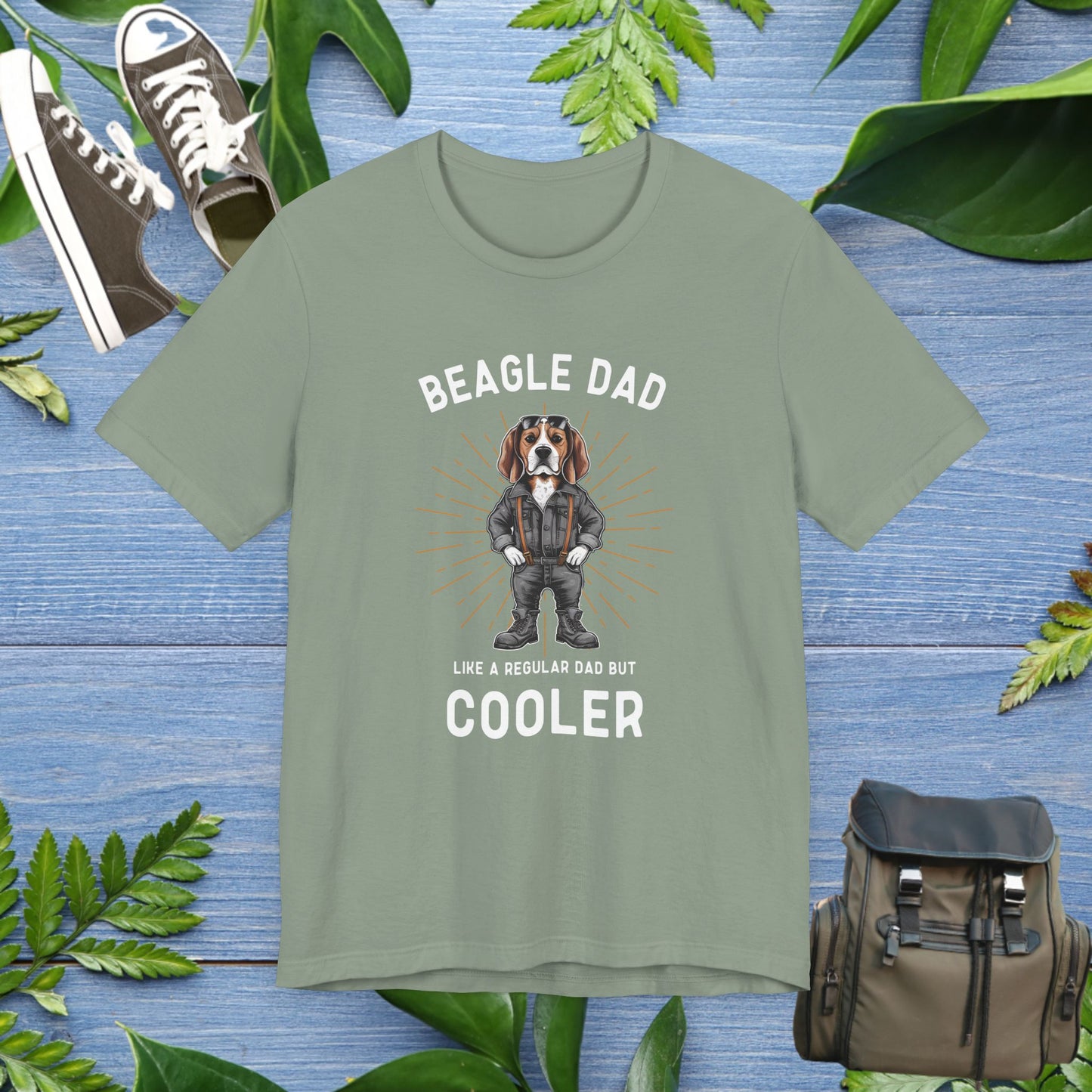 Cooler Beagle Dad T-Shirt - furevermama