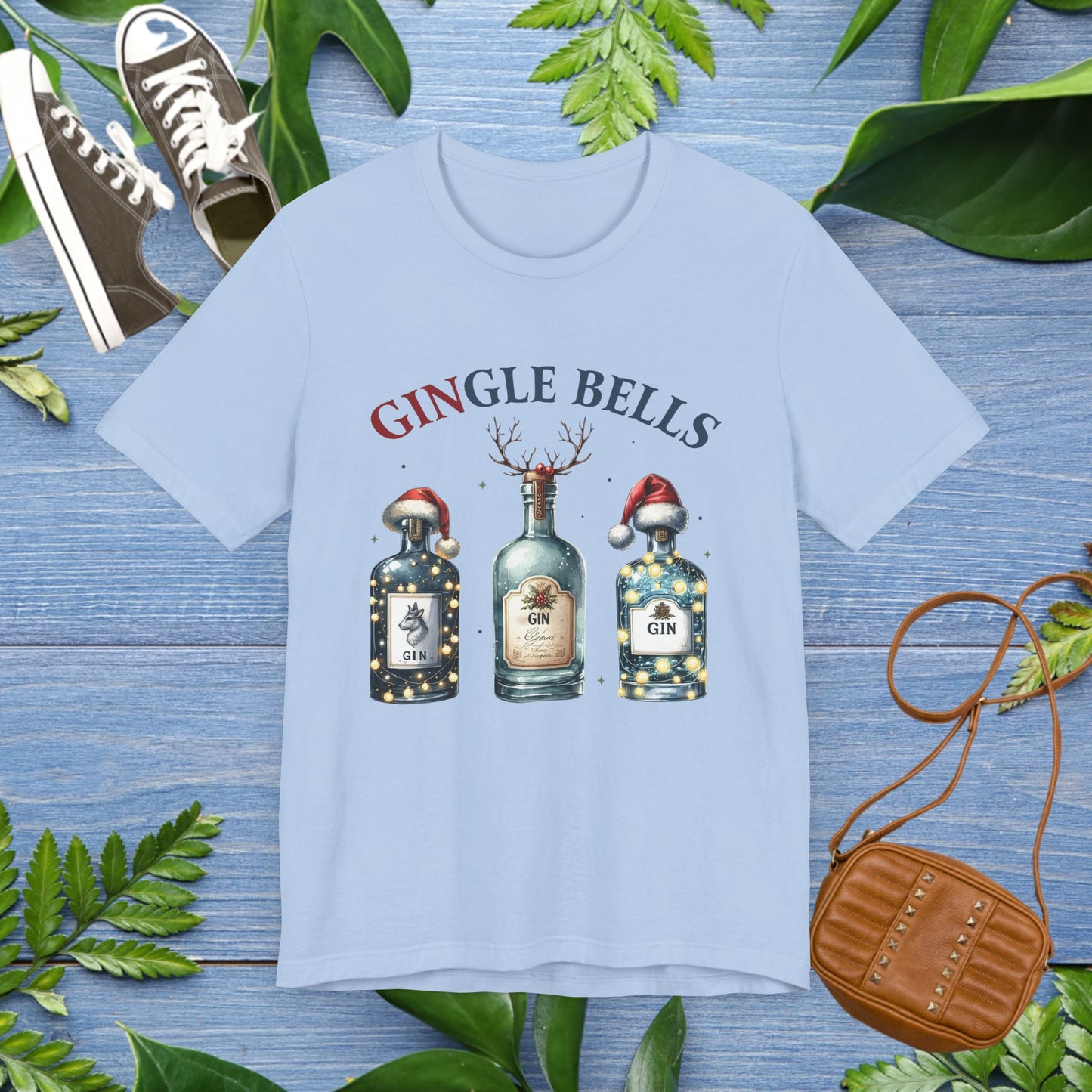Gingle Bells Christmas Unisex Short-Sleeve T-shirt - furevermama
