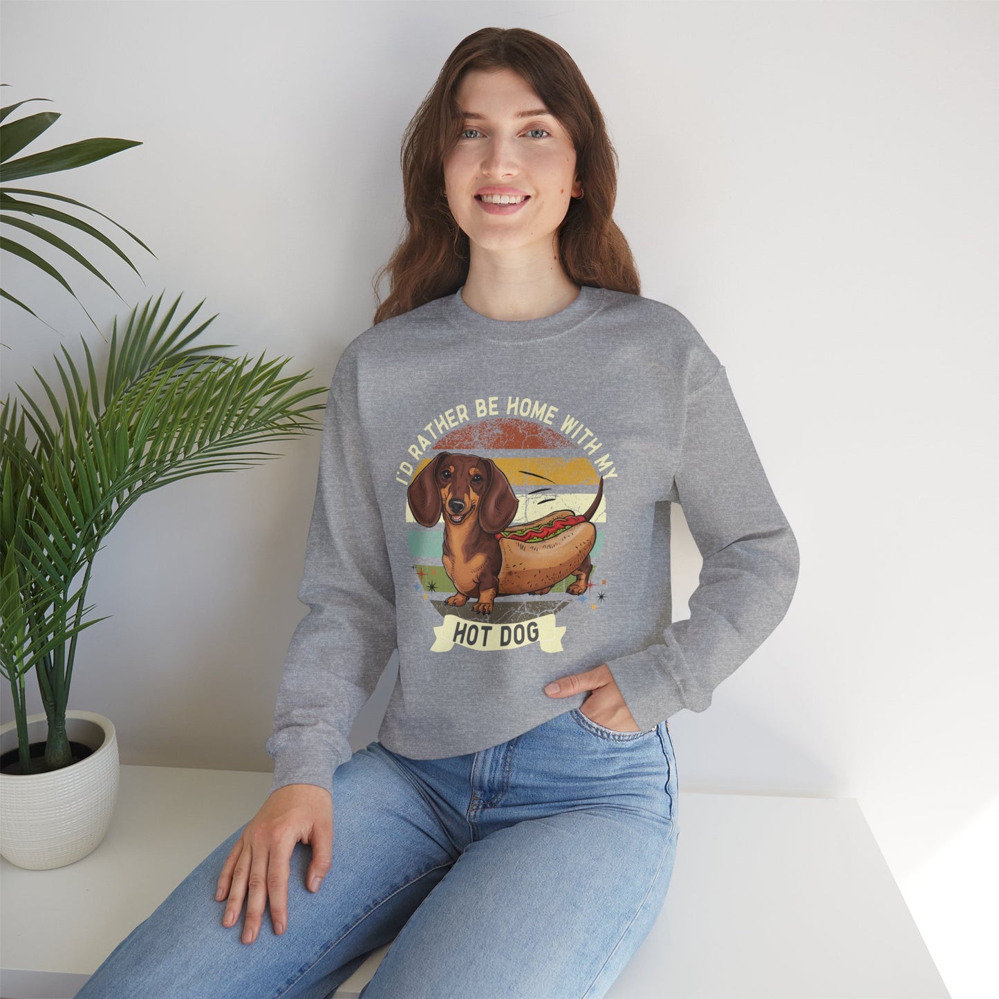 Dachshund Crewneck Sweatshirt - furevermama