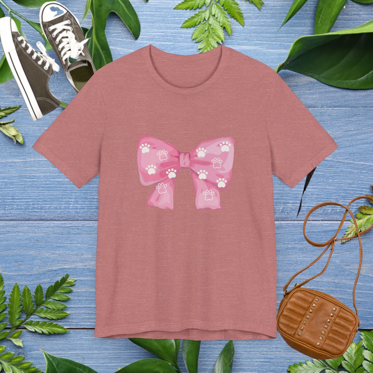 Pawprint Ribbon Tee Shirt - furevermama
