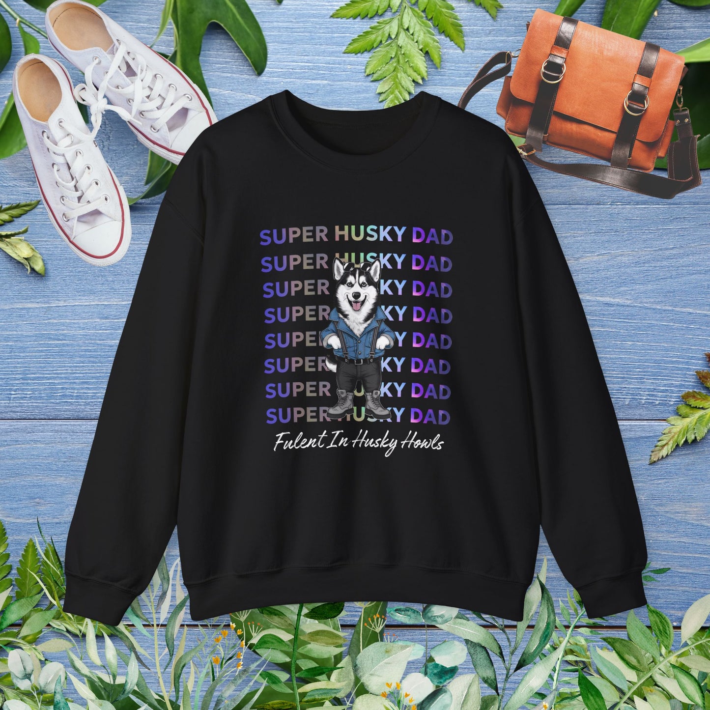 Husky Dad Sweatshirt - furevermama