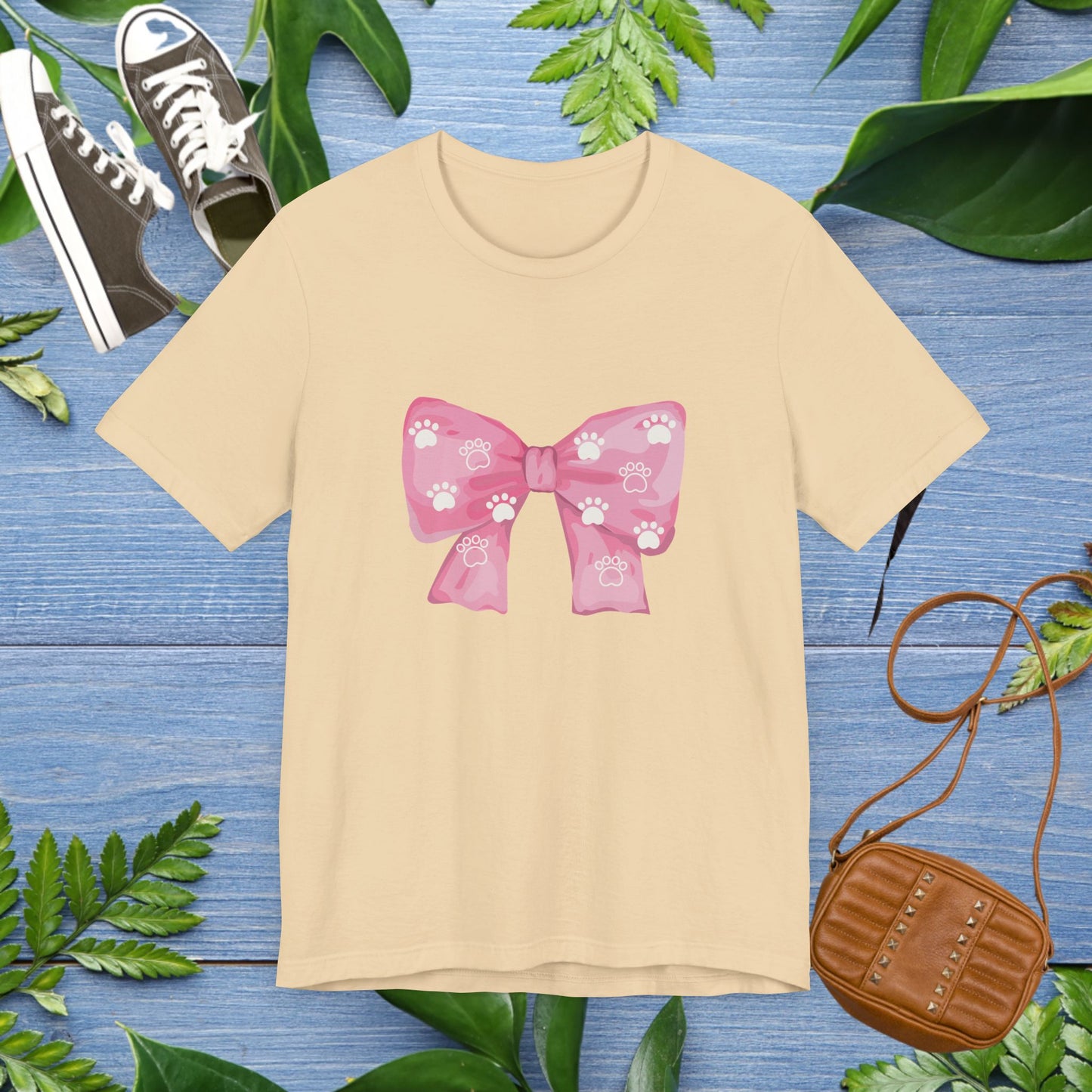 Pawprint Ribbon Tee Shirt - furevermama