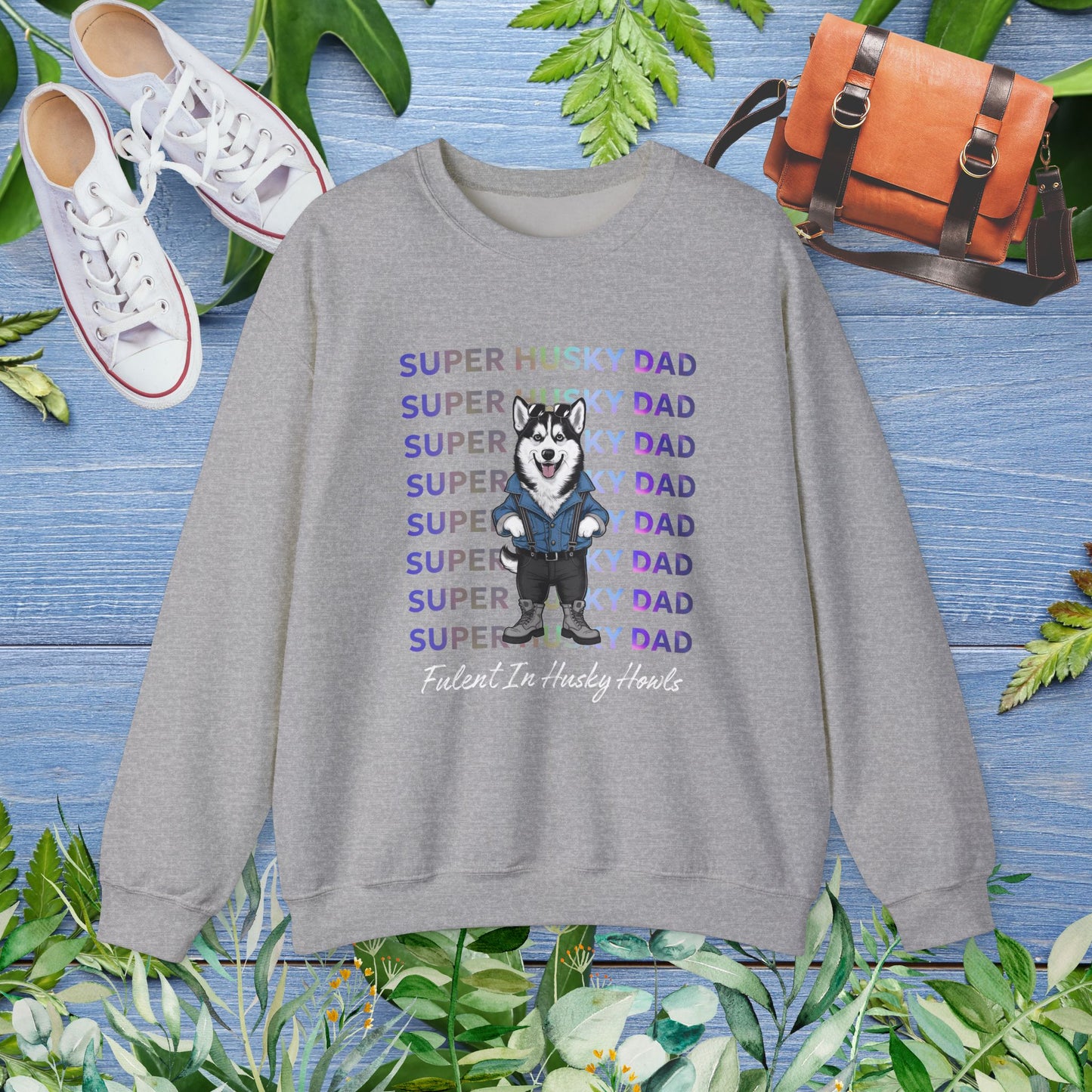 Husky Dad Sweatshirt - furevermama