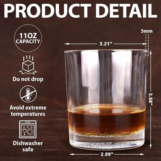 Friends & Alcohol The Glue Holding This Together - Personalized Engraved Whiskey Glass - furevermama
