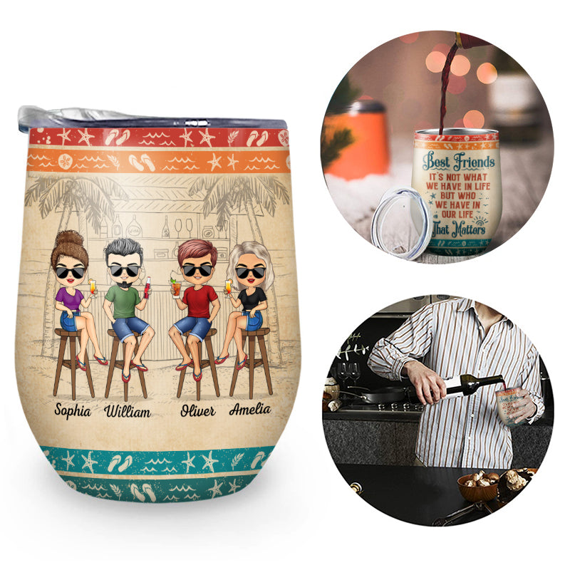 Best Bitches Wine Tumbler - Personalize