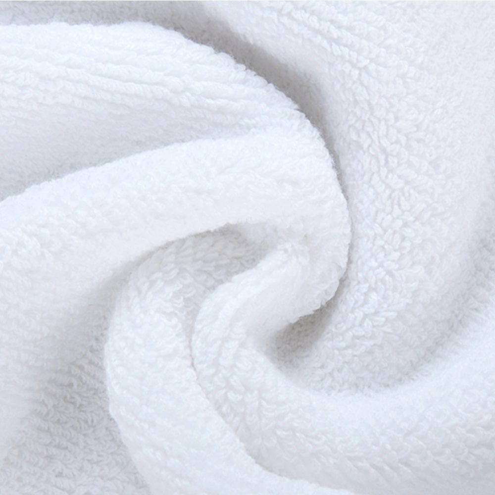 Close-up of white fabric with a soft texture