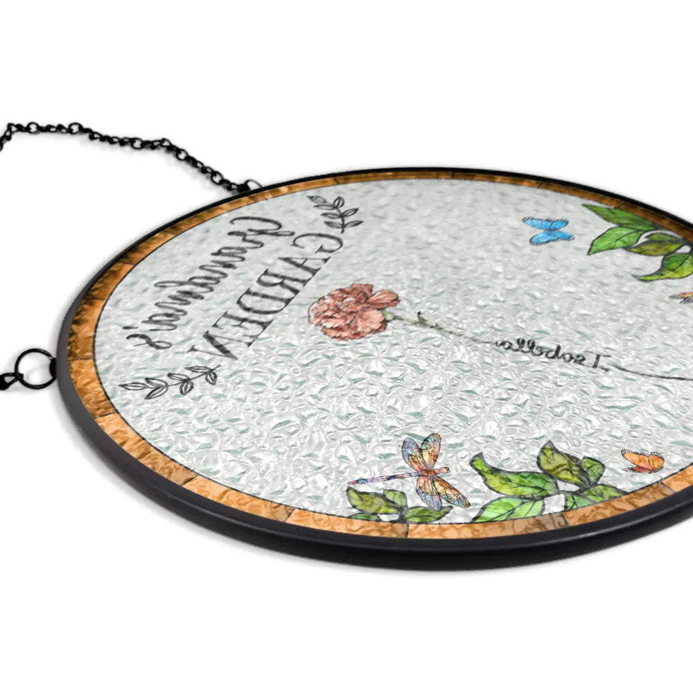 Grandma's Garden - Personalized Birth Flower Stained Glass Suncatcher - furevermama