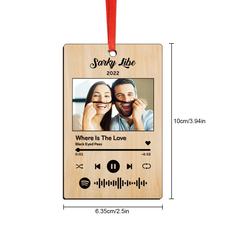 Custom Spotify Christmas Ornament Unique Gift for Christmas - furevermama