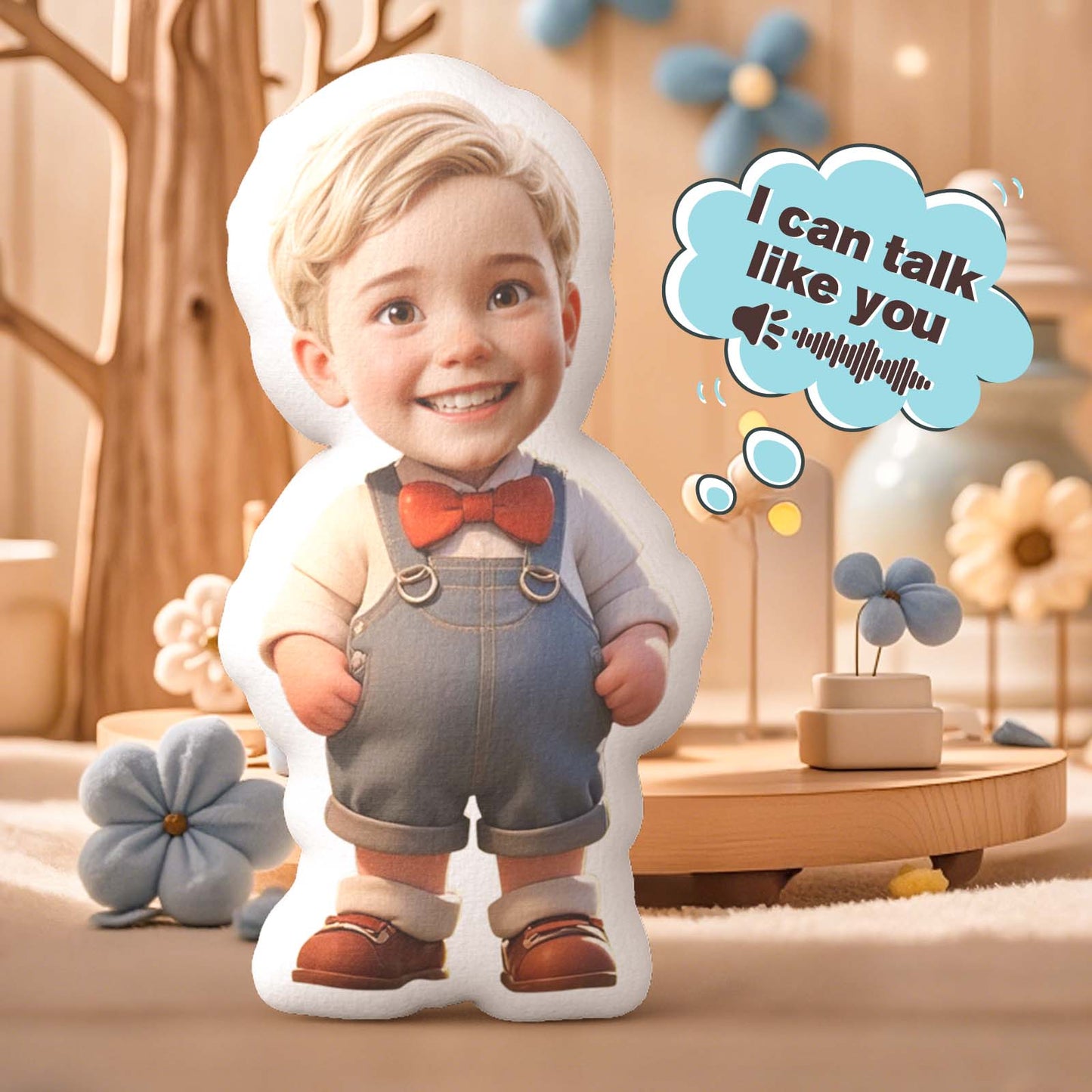 Custom Face Recording Comfort Toy With Voice Recording