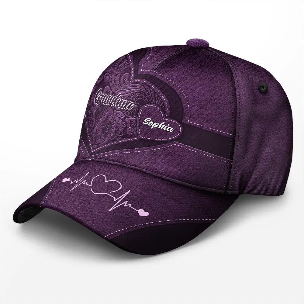 Grandma's Little Sweethearts - Personalized Classic Cap For Grandma Mama Or Custom Name