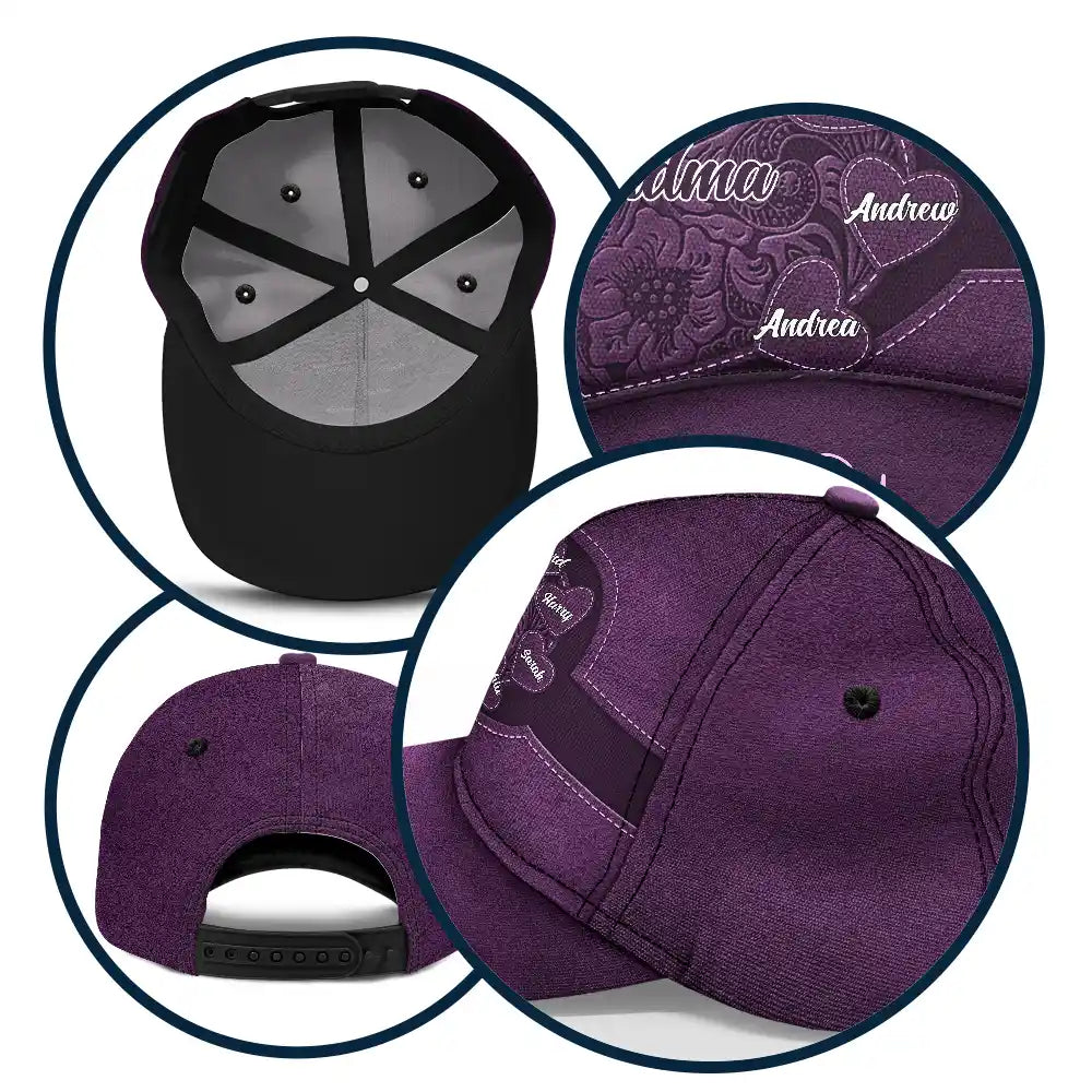 Grandma's Little Sweethearts - Personalized Classic Cap For Grandma Mama Or Custom Name