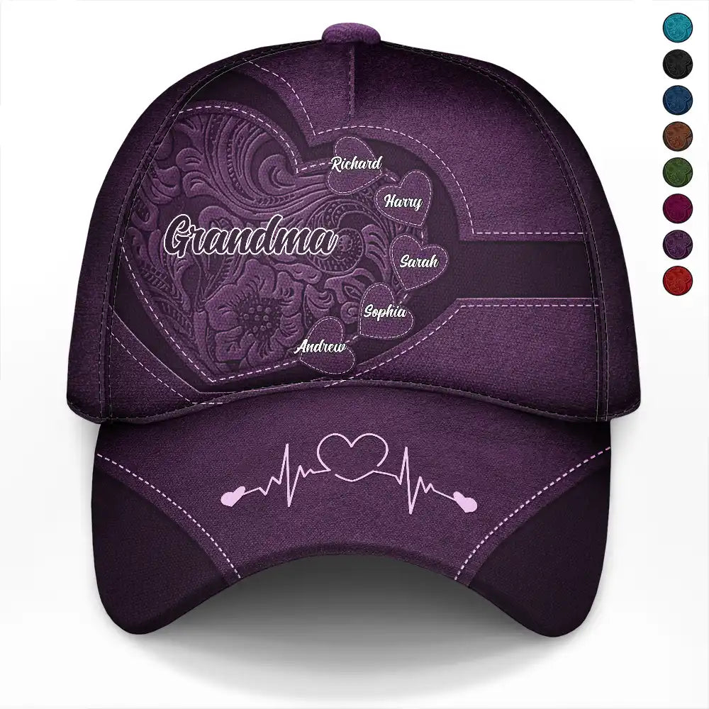 Grandma's Little Sweethearts - Personalized Classic Cap For Grandma Mama Or Custom Name